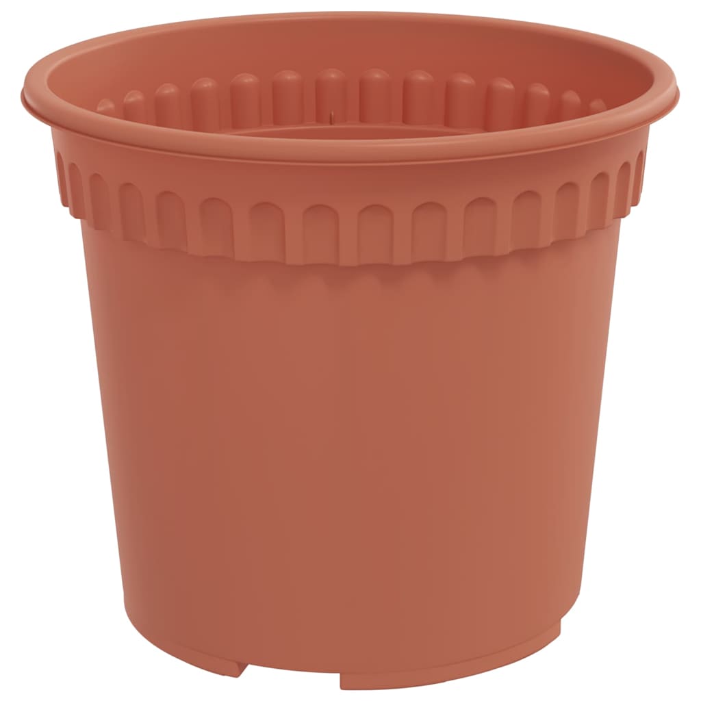 Saksije za biljke 24 pcs Crvena cigla Ø 15 x 12 cm Plastika