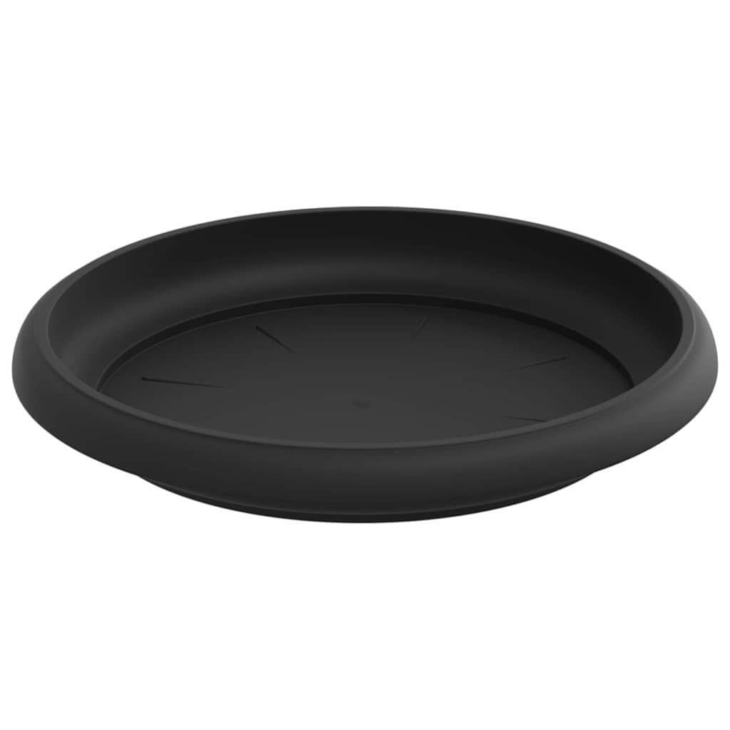 Saksije za biljke 24 pcs Crna Ø 15 x 12 cm Plastika