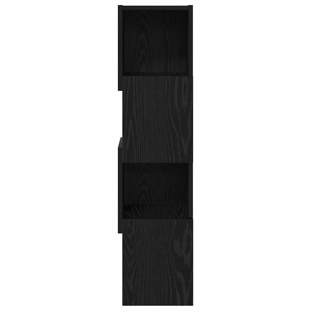 Kutni ormarić Crni hrast 25,5x25x102cm Konstruirano drvo