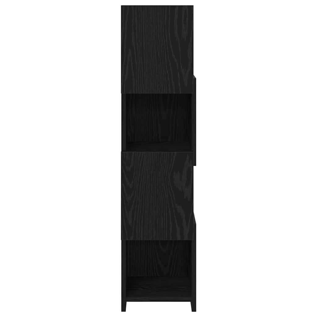 Kutni ormarić Crni hrast 25,5x25x102cm Konstruirano drvo
