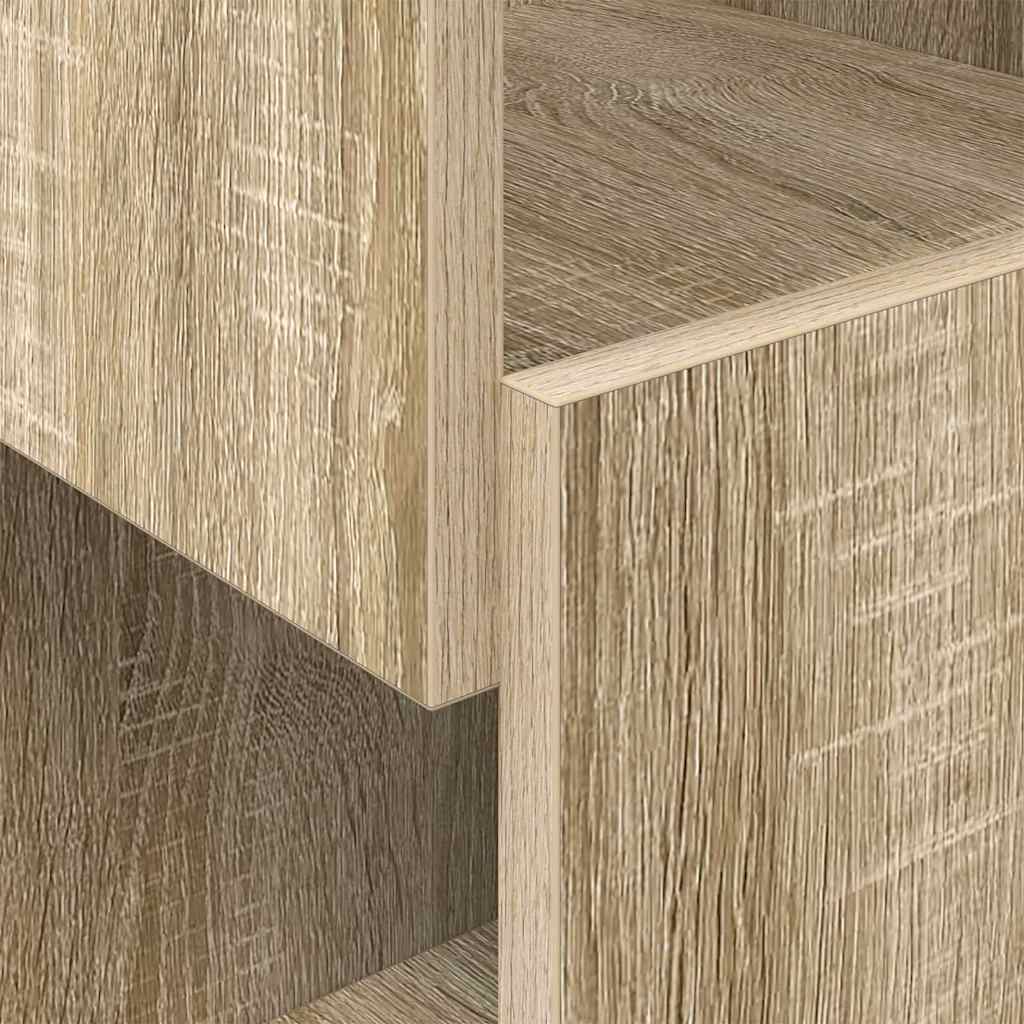 Kutni ormarić Sonoma hrast 25,5x25x102cm Konstruirano drvo