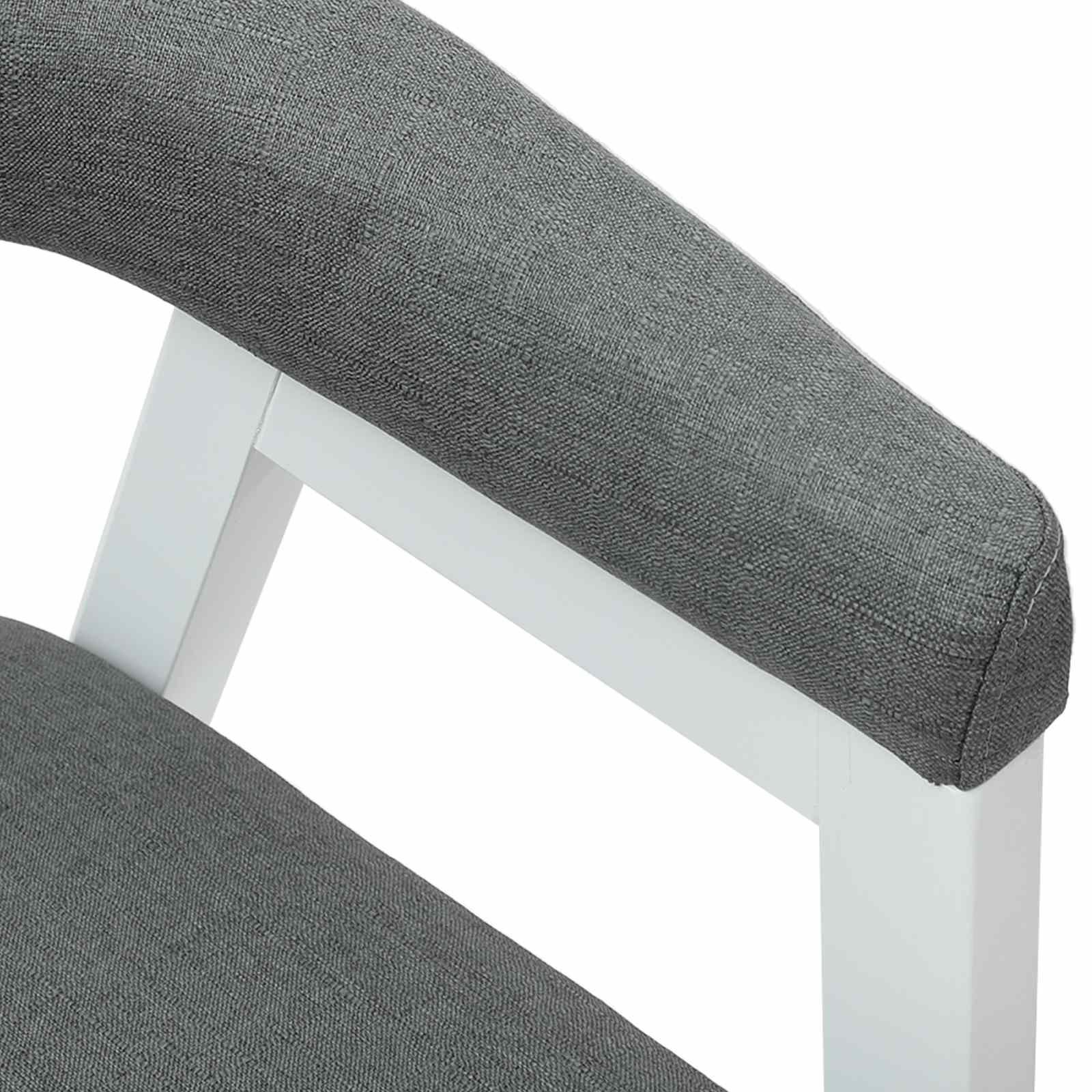 Trpezarijske stolice 2 pcs Bijelo 54 x 57 x 73 cm