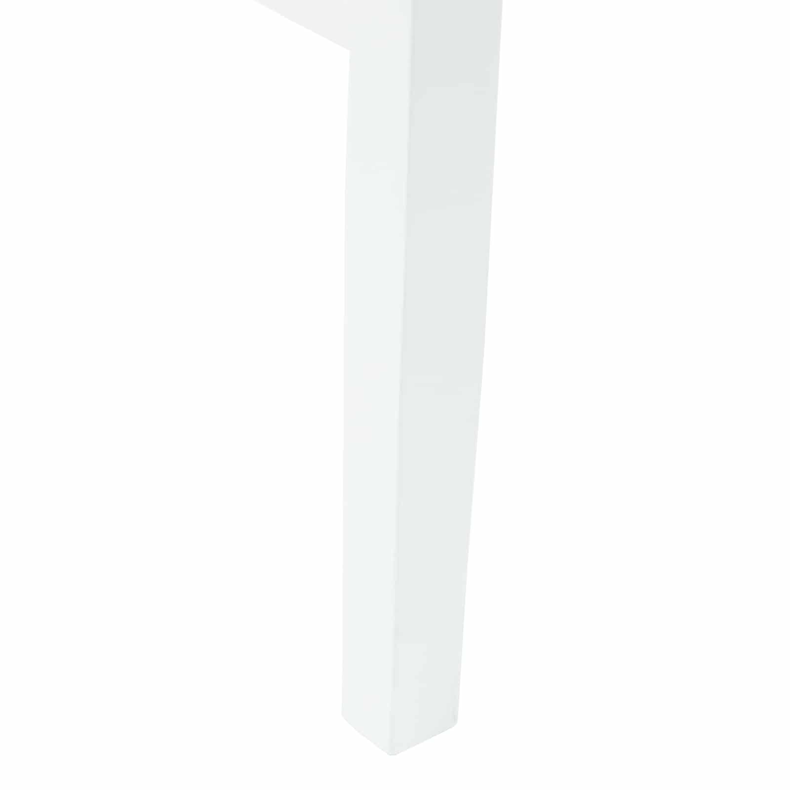 Trpezarijske stolice 2 pcs Bijelo 43 x 54 x 89 cm