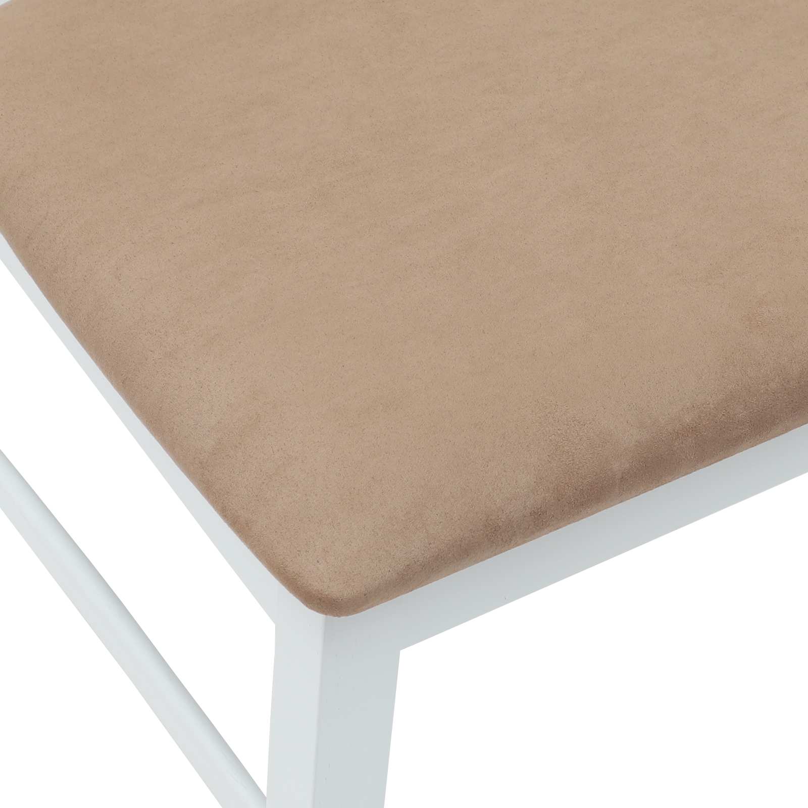 Trpezarijske stolice 2 pcs Bijelo 43 x 54 x 89 cm