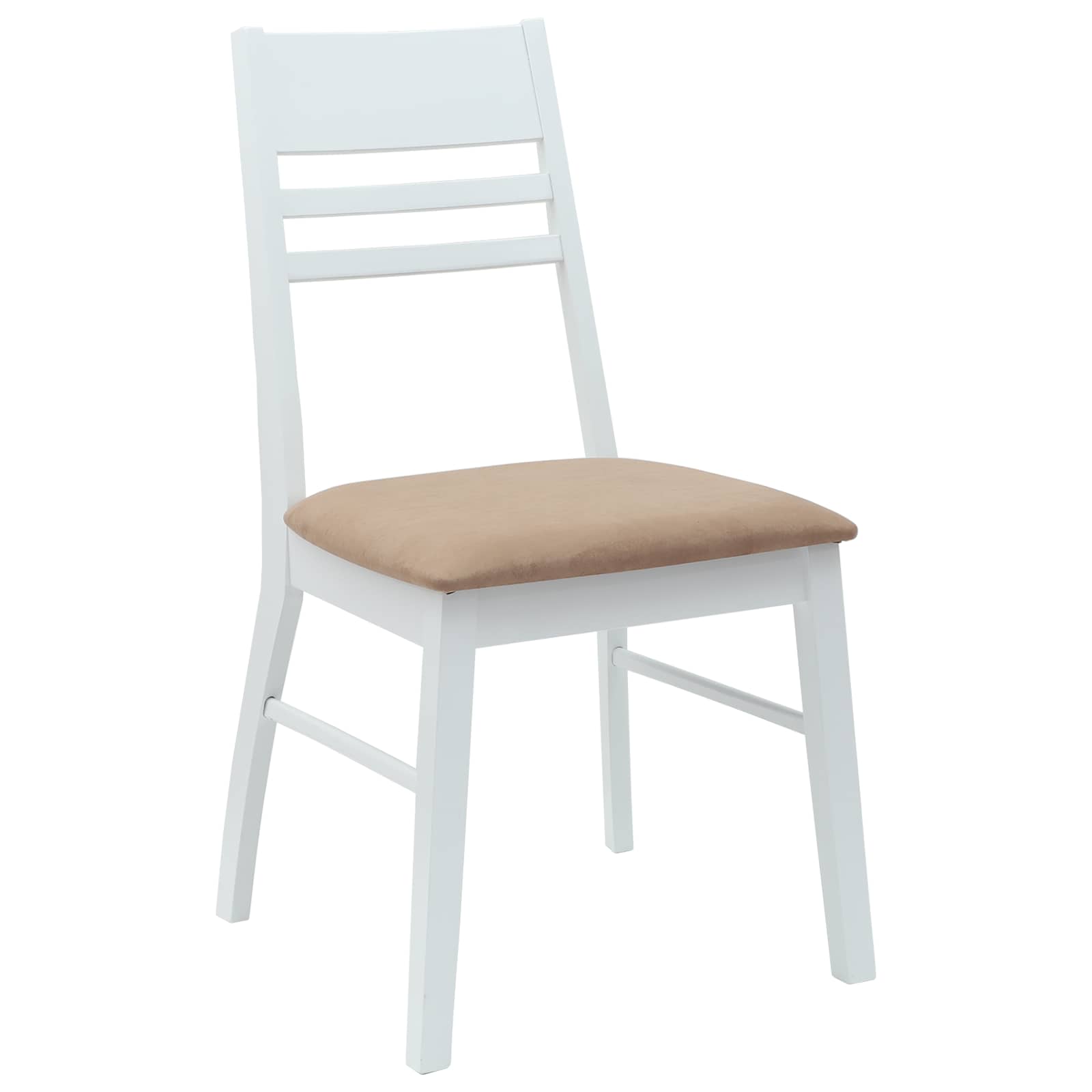 Trpezarijske stolice 2 pcs Bijelo 43 x 54 x 89 cm