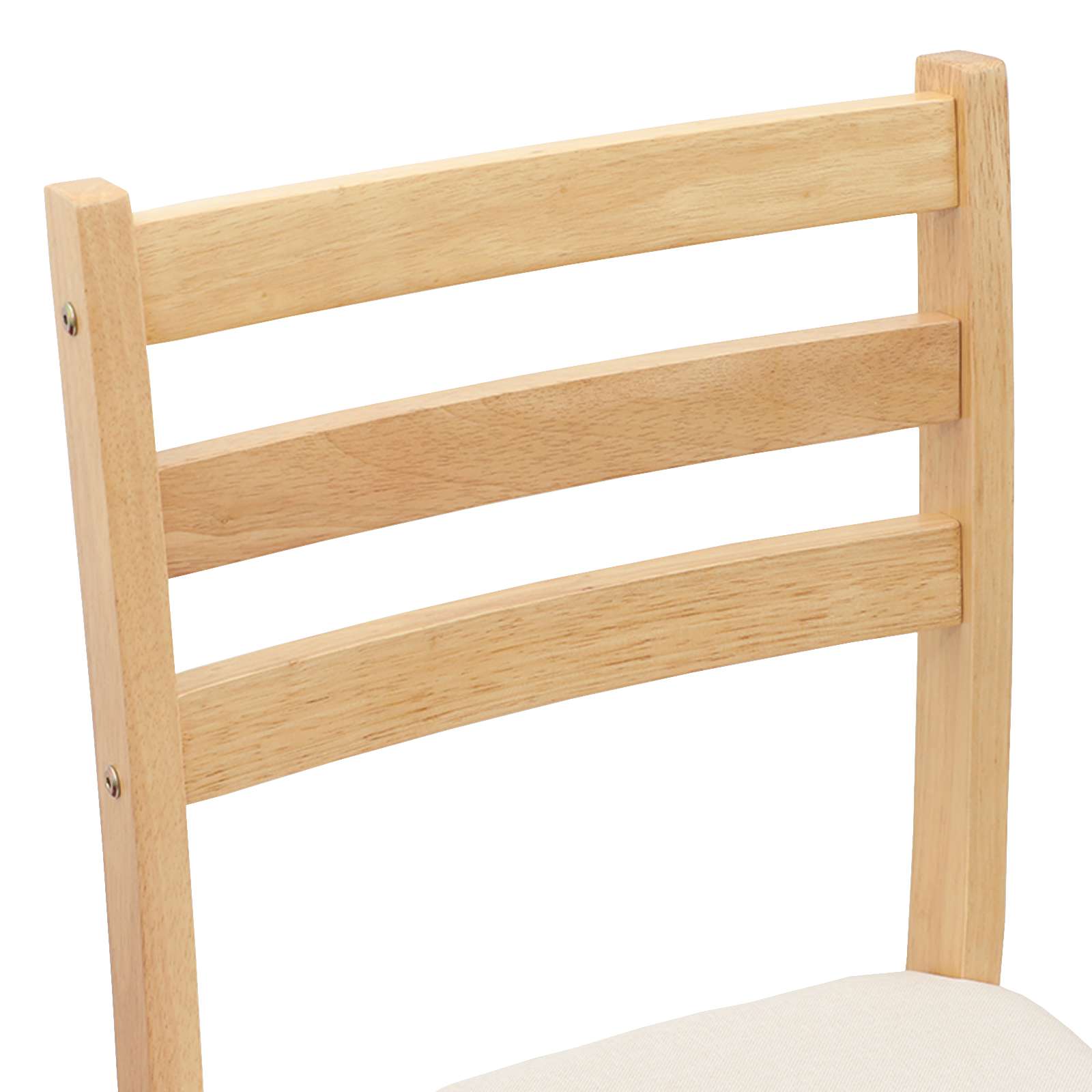 Trpezarijske stolice 2 pcs Prirodna 40 x 47,5 x 99,5 cm