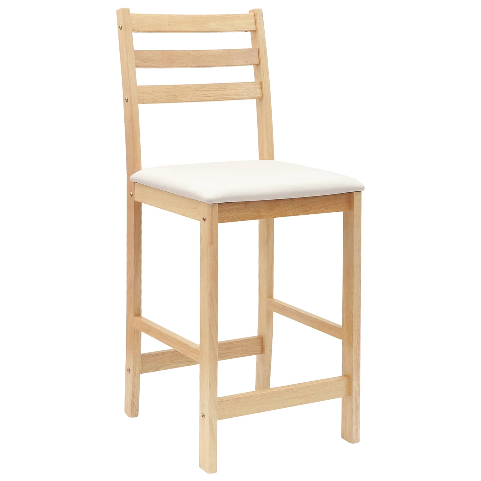Trpezarijske stolice 2 pcs Prirodna 40 x 47,5 x 99,5 cm
