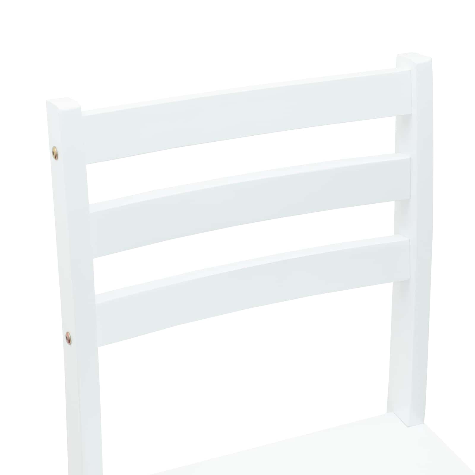 Trpezarijske stolice 2 pcs Bijelo 40 x 47,5 x 99,5 cm