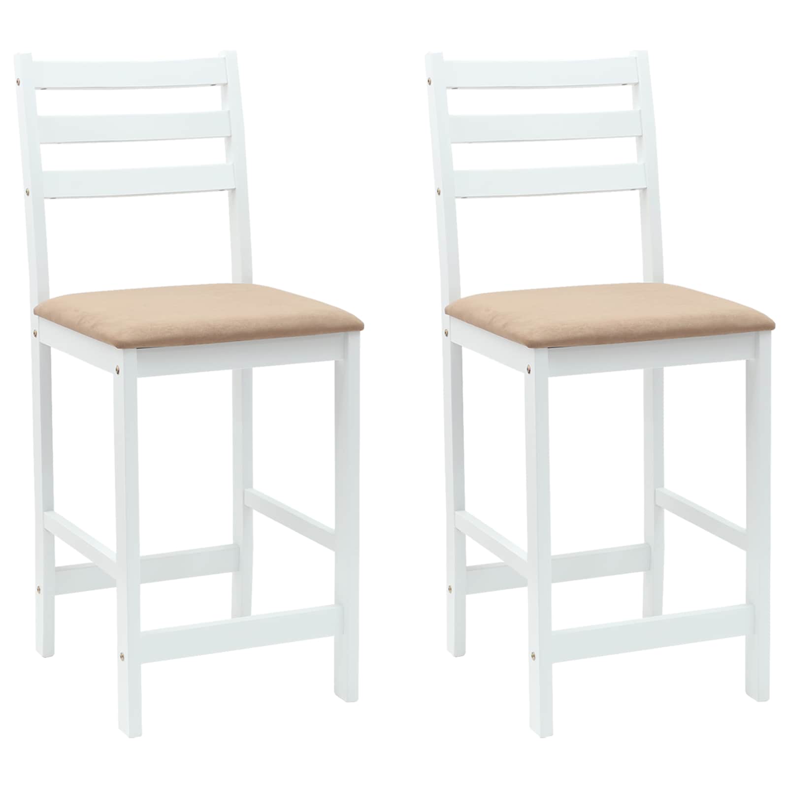 Trpezarijske stolice 2 pcs Bijelo 40 x 47,5 x 99,5 cm