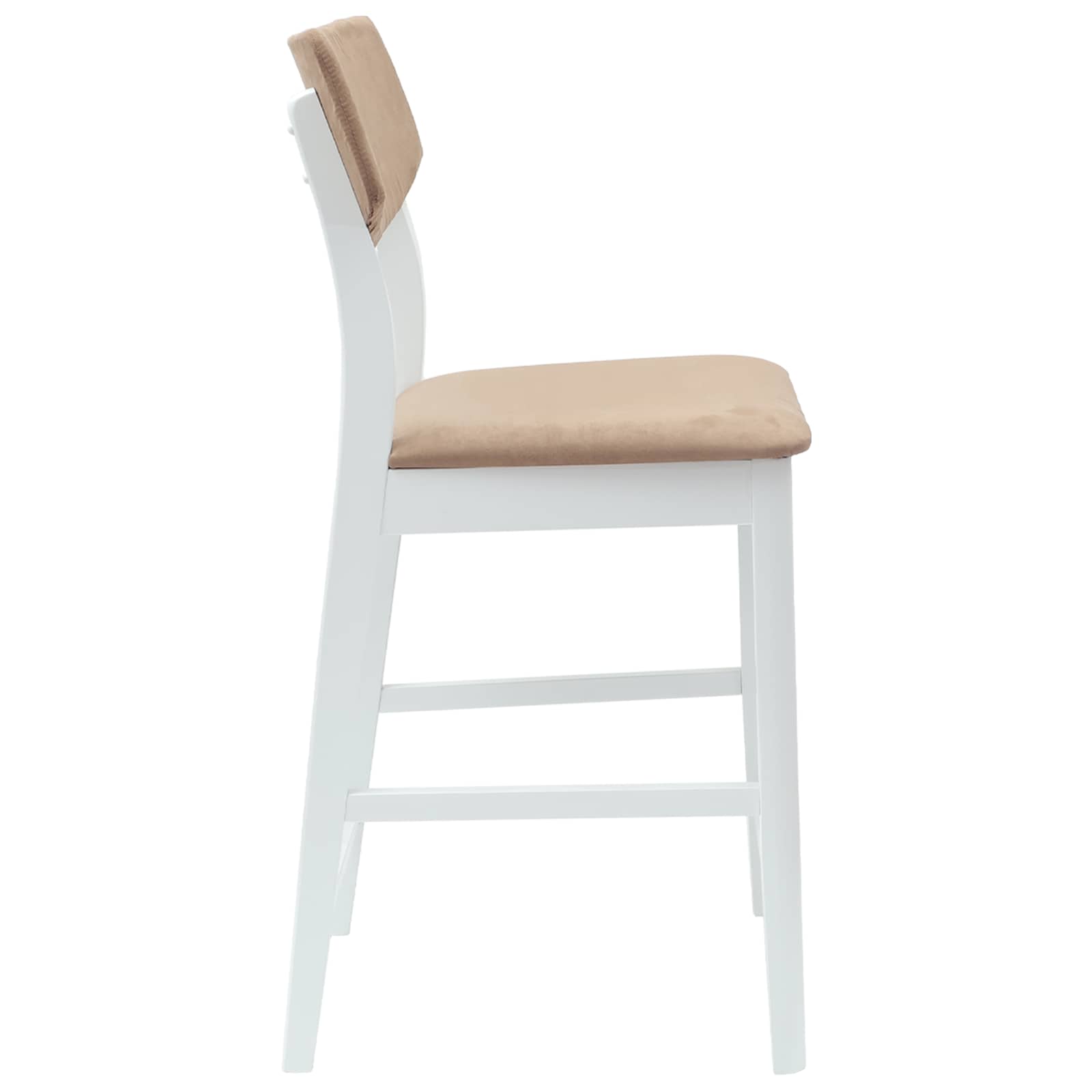 Trpezarijske stolice 2 pcs Bijelo 48 x 49 x 95 cm