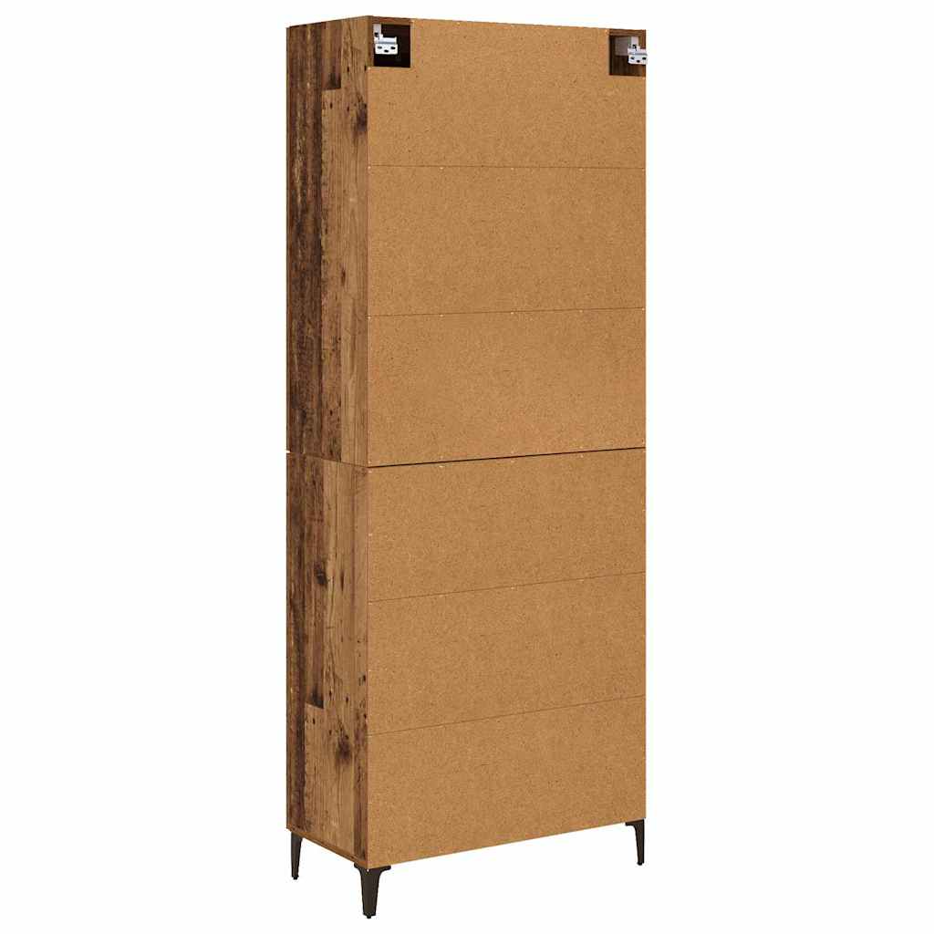 Highboard Staro drvo 69,5 x 34 x 180 cm Konstruirano drvo