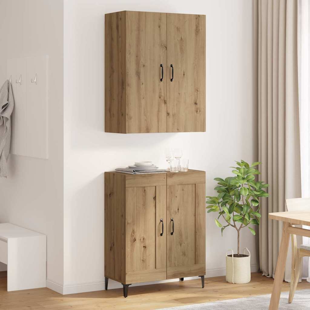 Highboard Umjetnički hrast 69,5 x 34 x 180 cm Konstruirano drvo