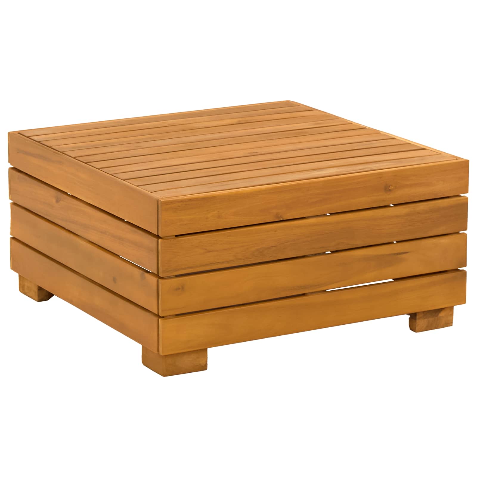 Set vanjskih sofa s jastukom 6 Komad Smeđa Čvrsto drvo akacije