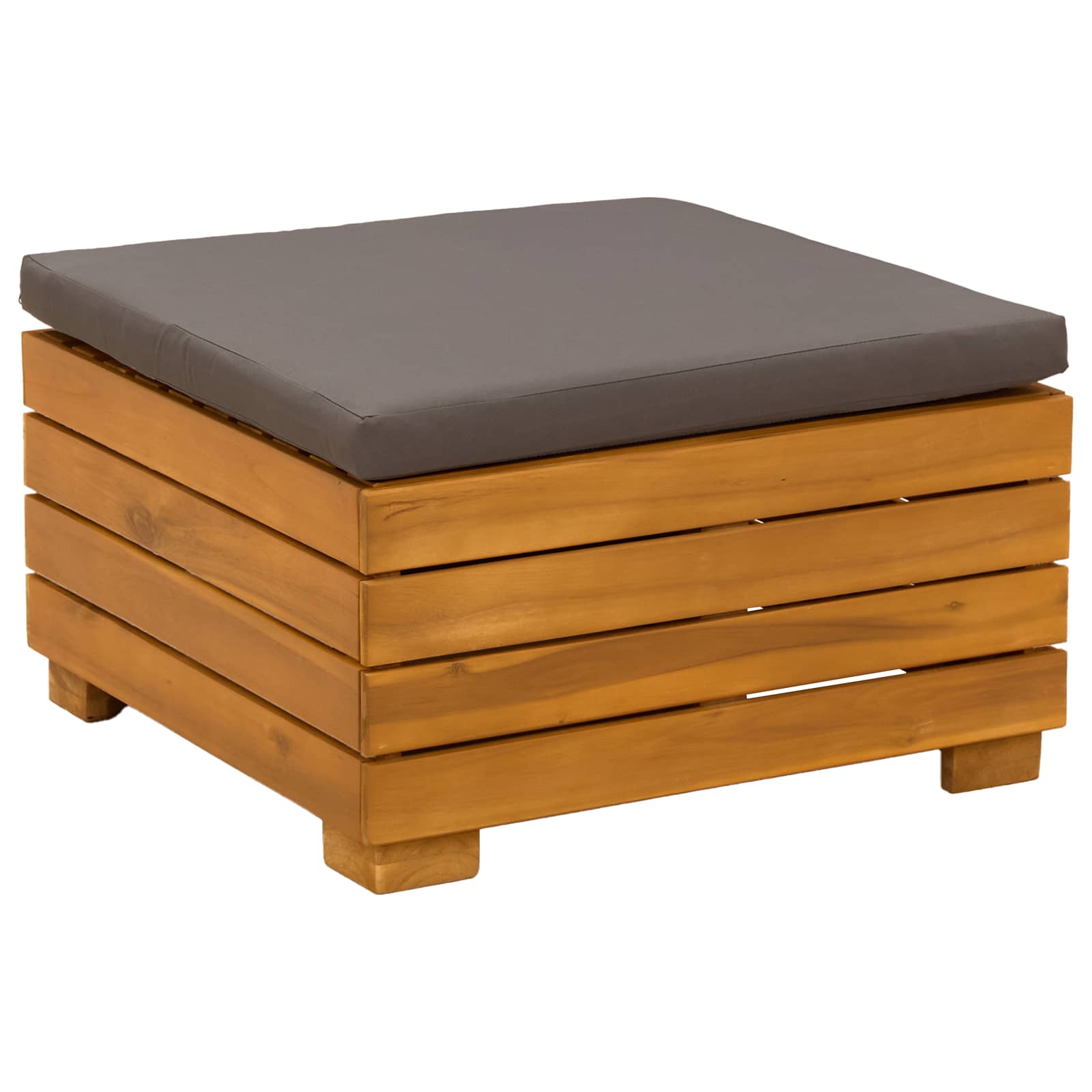 Set vanjskih sofa s jastukom 3 Komad Smeđa Čvrsto drvo akacije
