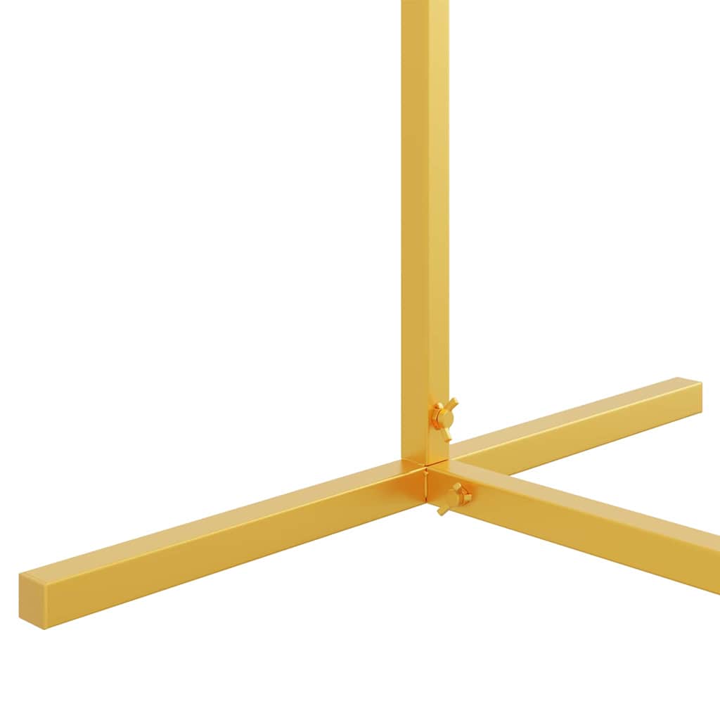 Vjenčani luk Zlatno 150 x 49,5 x 200 cm Čelik