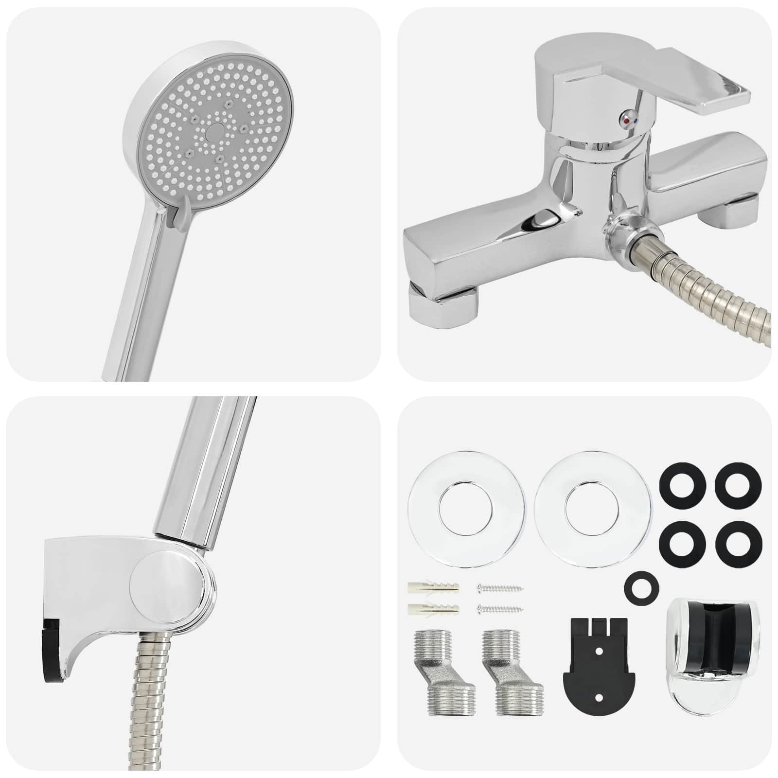 Set glave tuša Krom G 1 / 2 inča Mjed