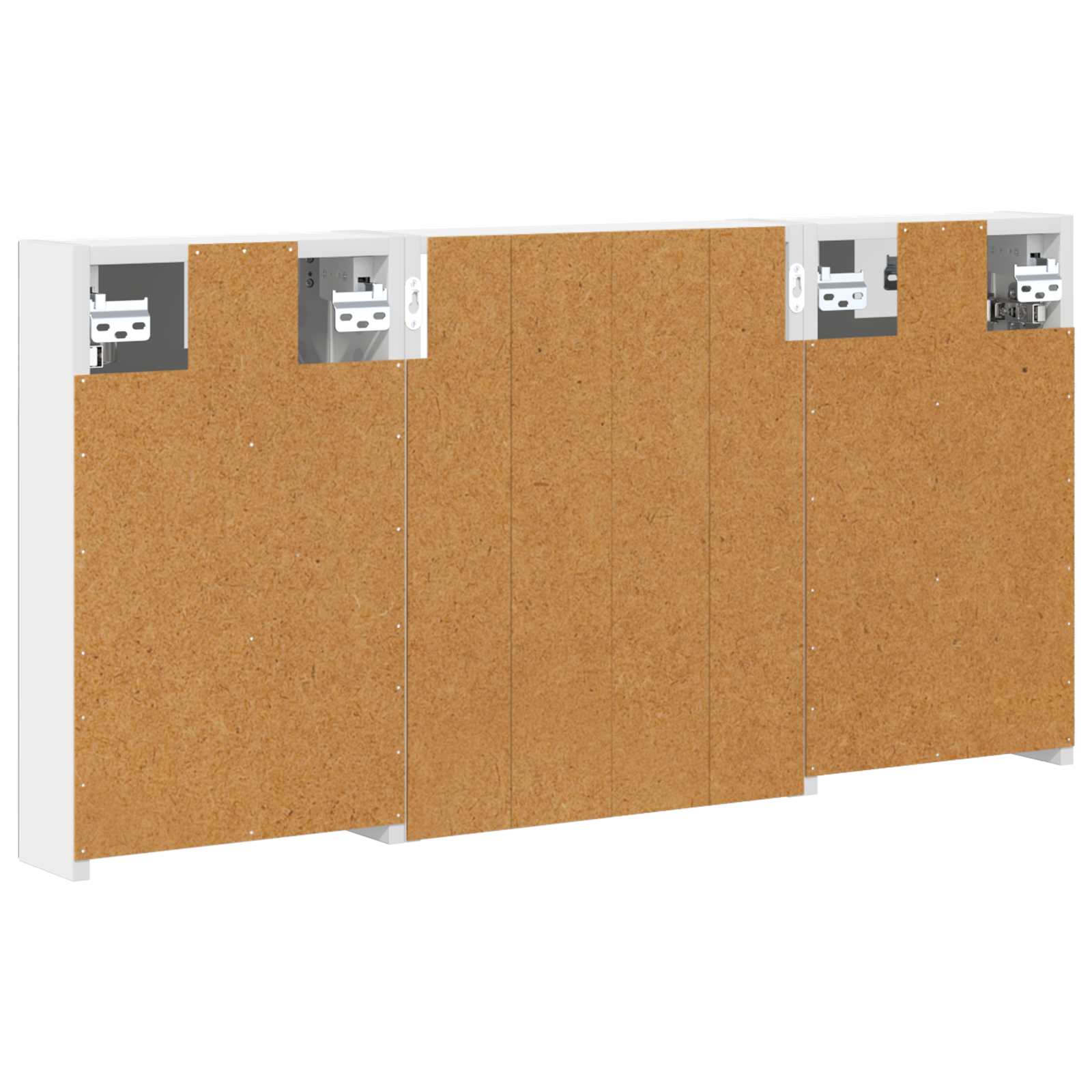 Set ormarića za kupaonicu s policom 3 pcs 100 x 10,5 x 50 cm