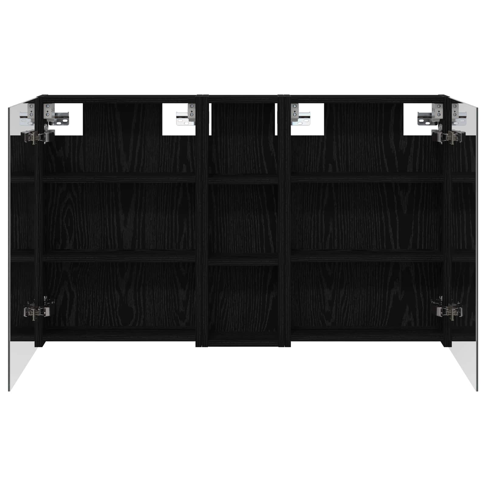 Set ormarića za kupaonicu s policom 3 pcs 100 x 10,5 x 60,5 cm