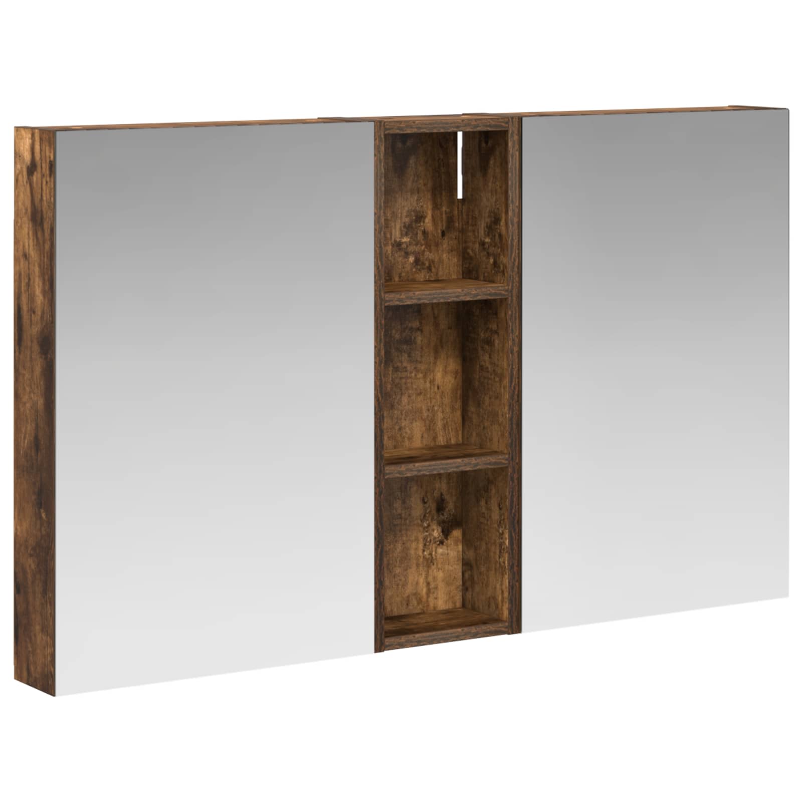 Set ormarića za kupaonicu s policom 3 pcs 100 x 10,5 x 60,5 cm