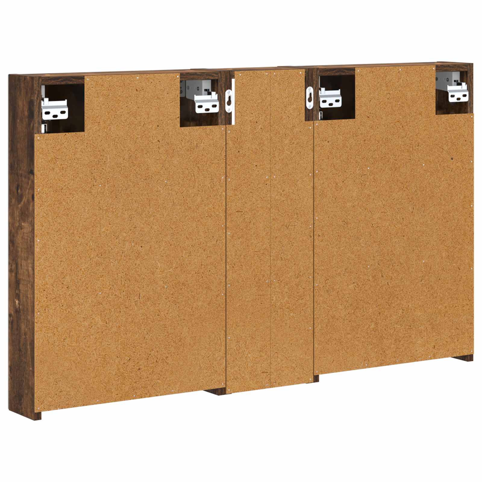 Set ormarića za kupaonicu s policom 3 pcs 100 x 10,5 x 60,5 cm