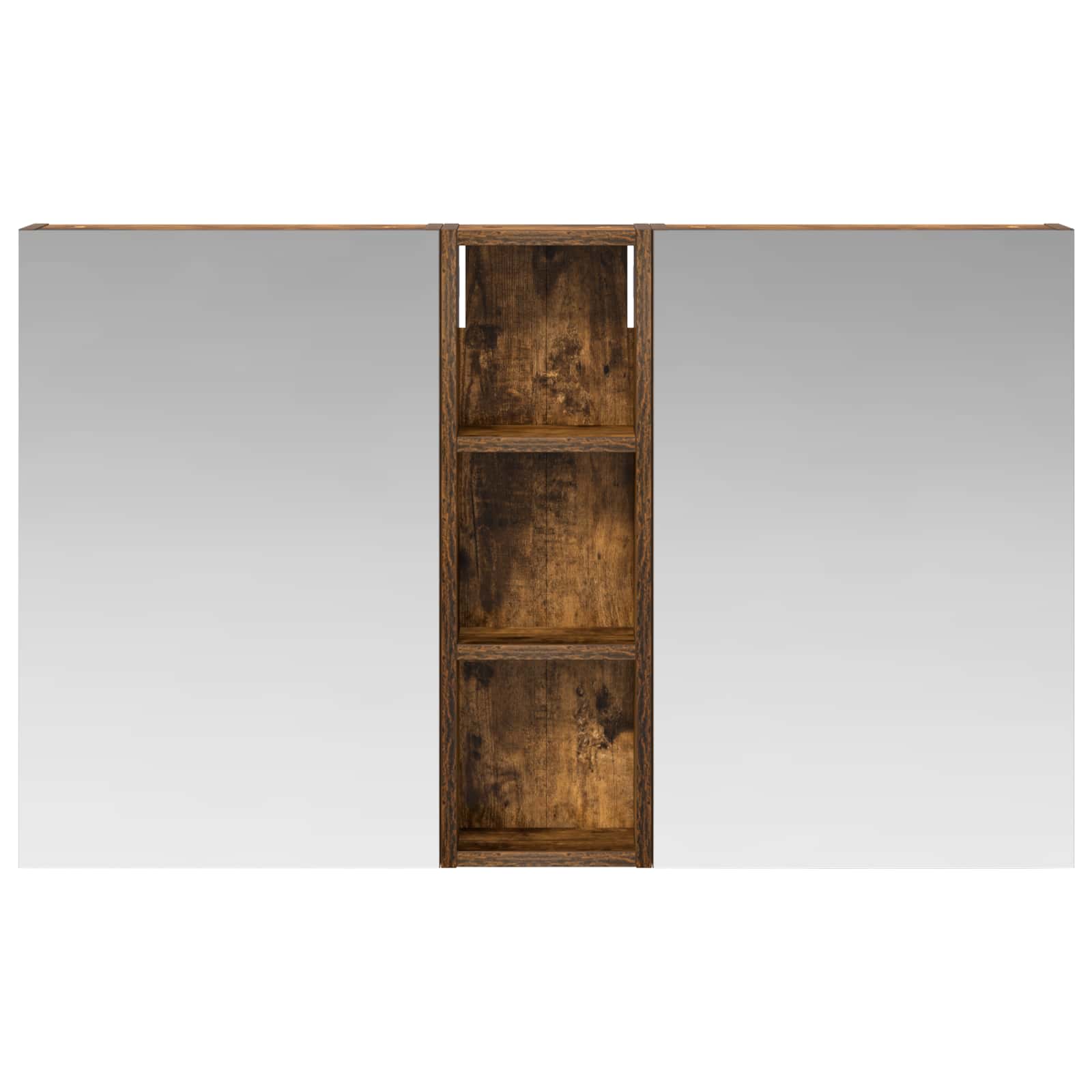 Set ormarića za kupaonicu s policom 3 pcs 100 x 10,5 x 60,5 cm