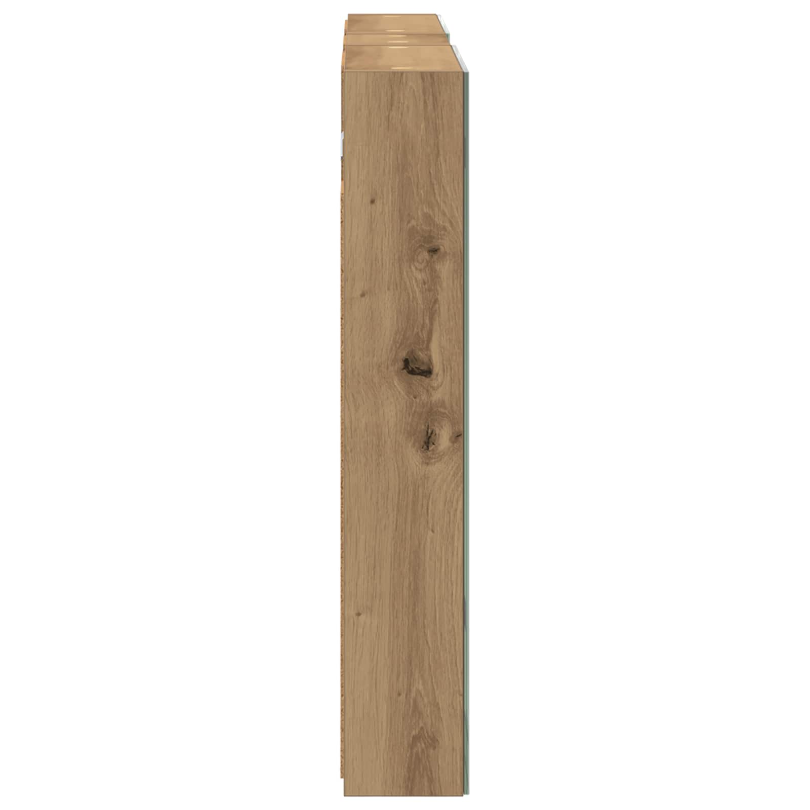 Set ormarića za kupaonicu s policom 3 pcs 100 x 10,5 x 60,5 cm