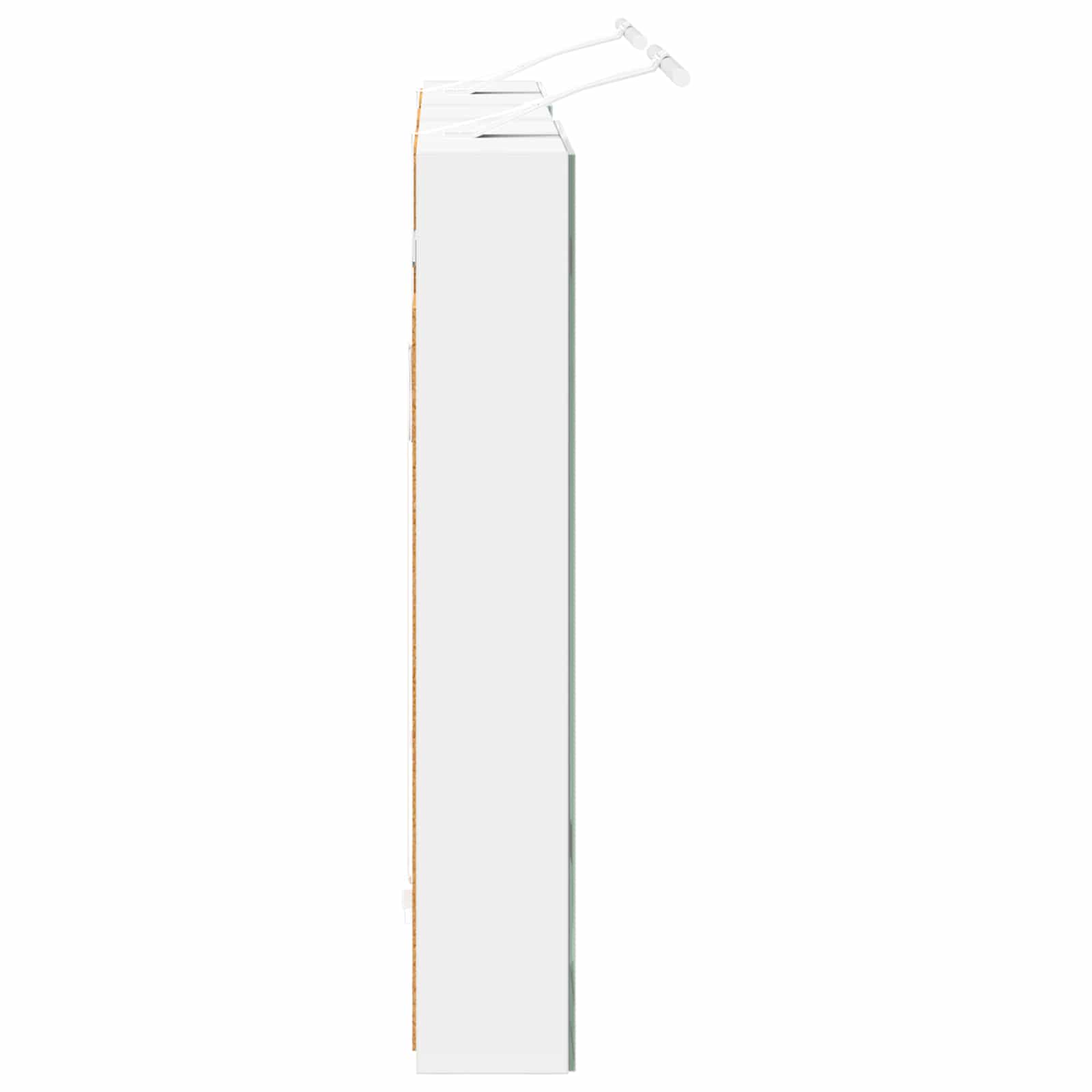 Set ormarića za kupaonicu s policom 3 pcs 100 x 10,5 x 60,5 cm