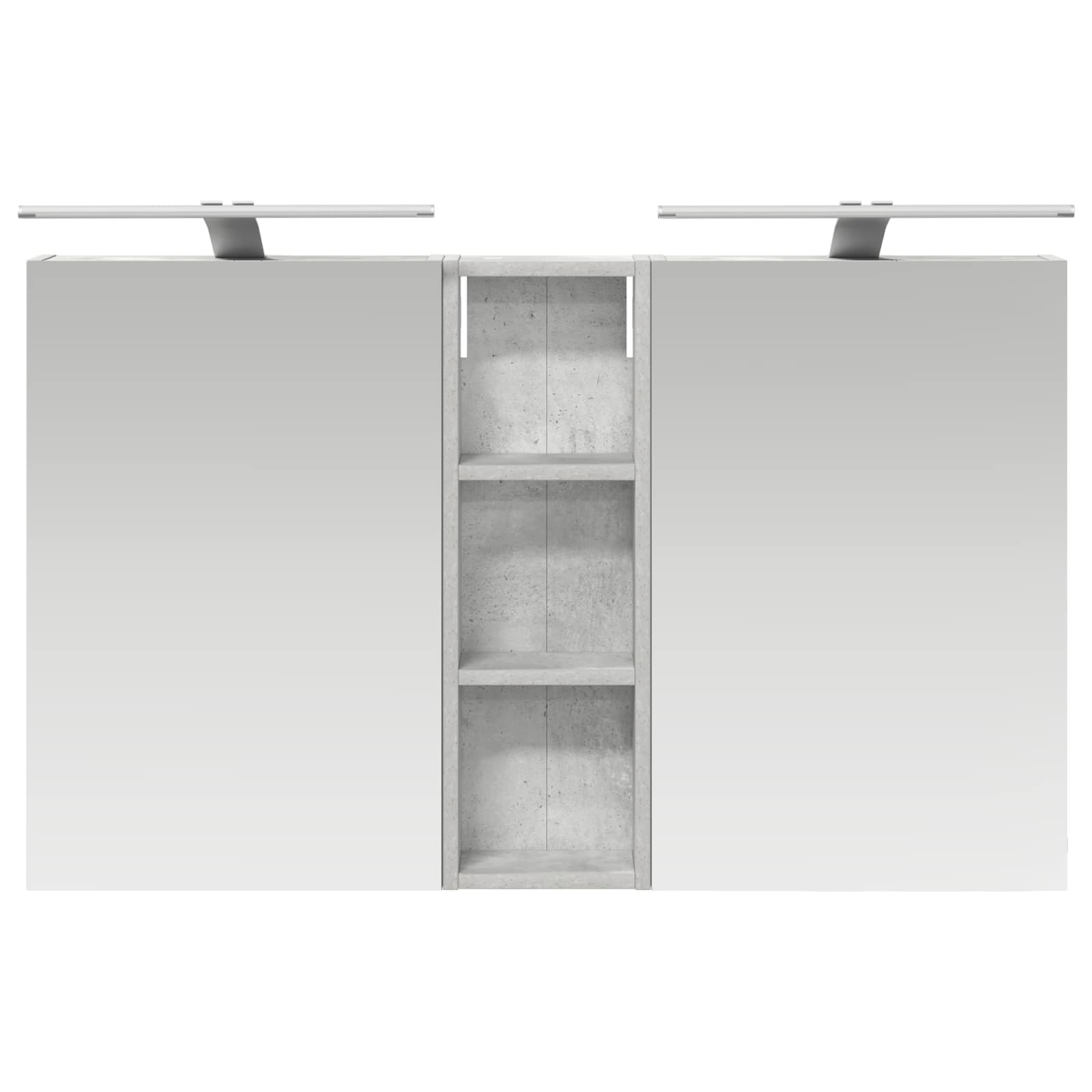 Set ormarića za kupaonicu s policom 3 pcs 100 x 10,5 x 60,5 cm