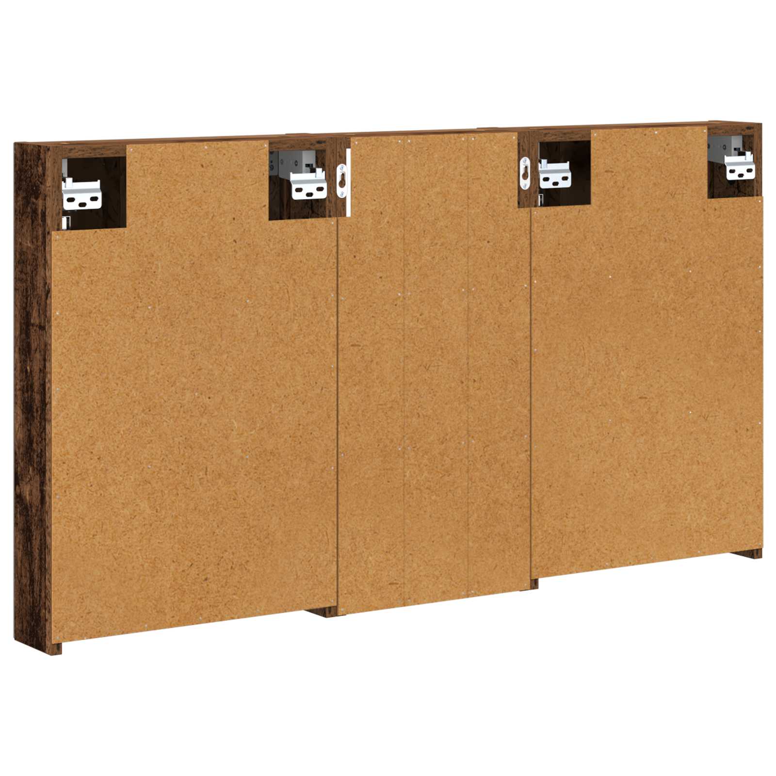 Set ormarića za kupaonicu s policom 3 pcs 110 x 10,5 x 60,5 cm
