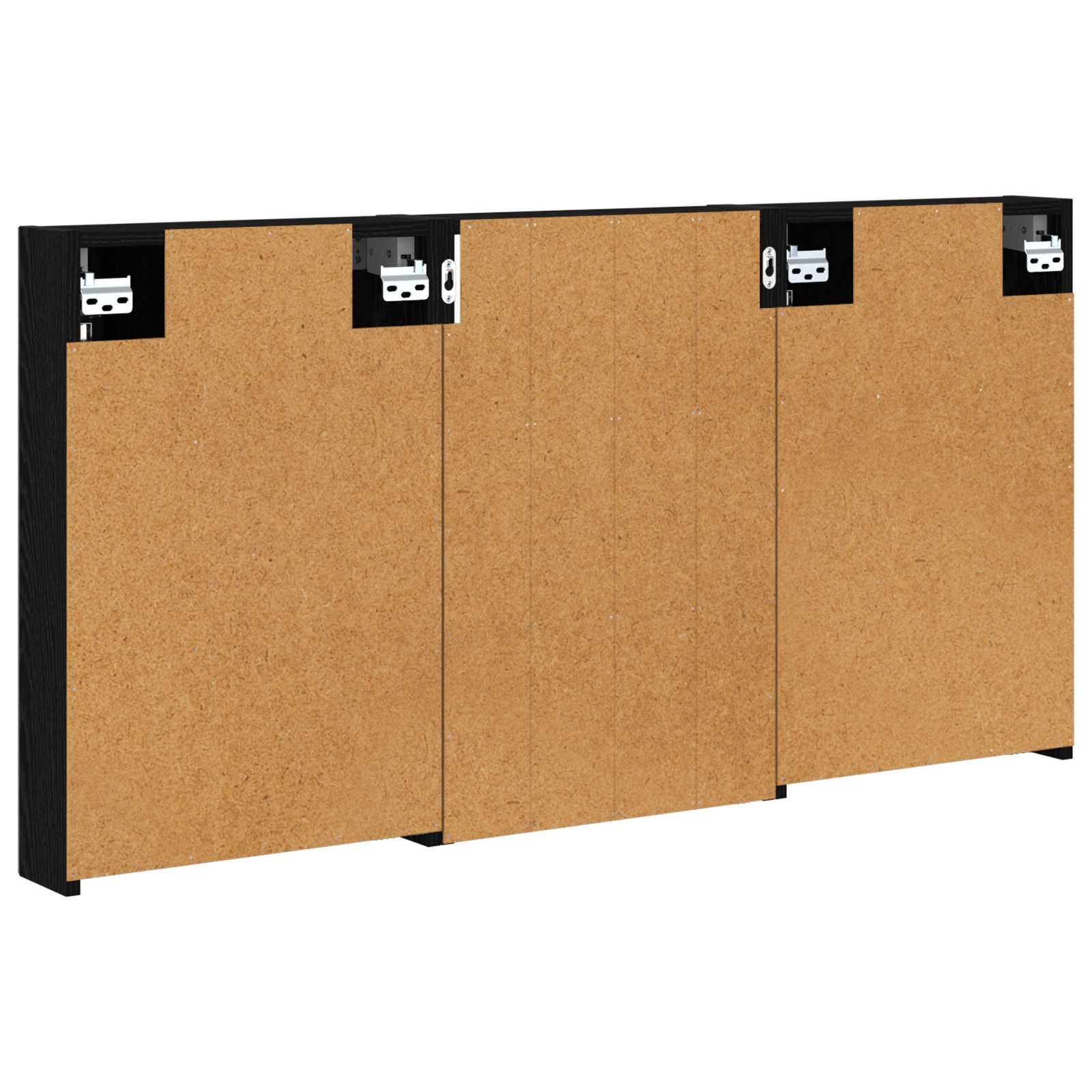 Set ormarića za kupaonicu s policom 3 pcs 120 x 10,5 x 60,5 cm