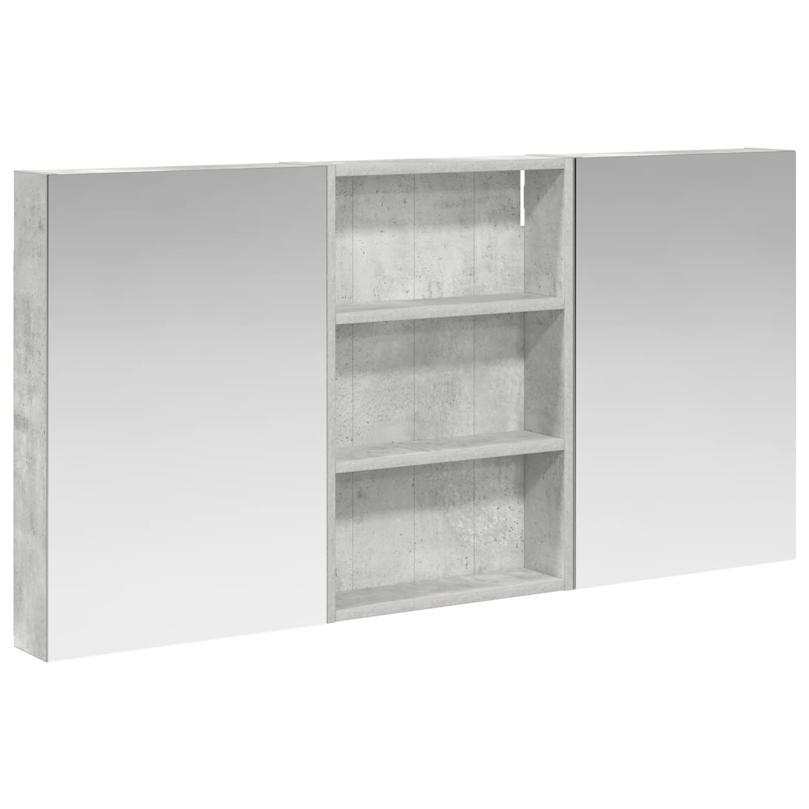 Set ormarića za kupaonicu s policom 3 pcs 120 x 10,5 x 60,5 cm