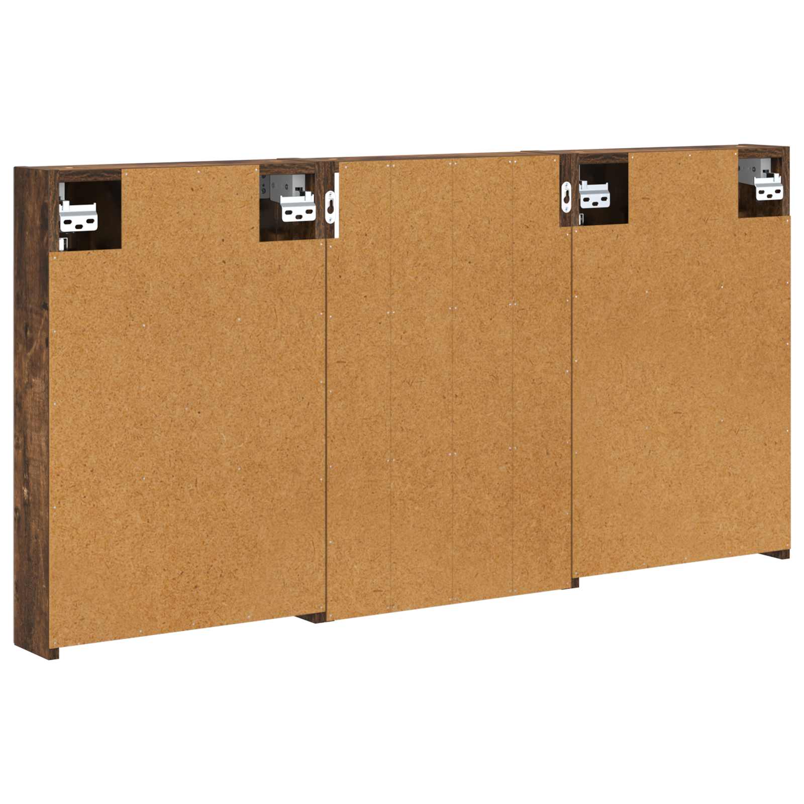 Set ormarića za kupaonicu s policom 3 pcs 120 x 10,5 x 60,5 cm