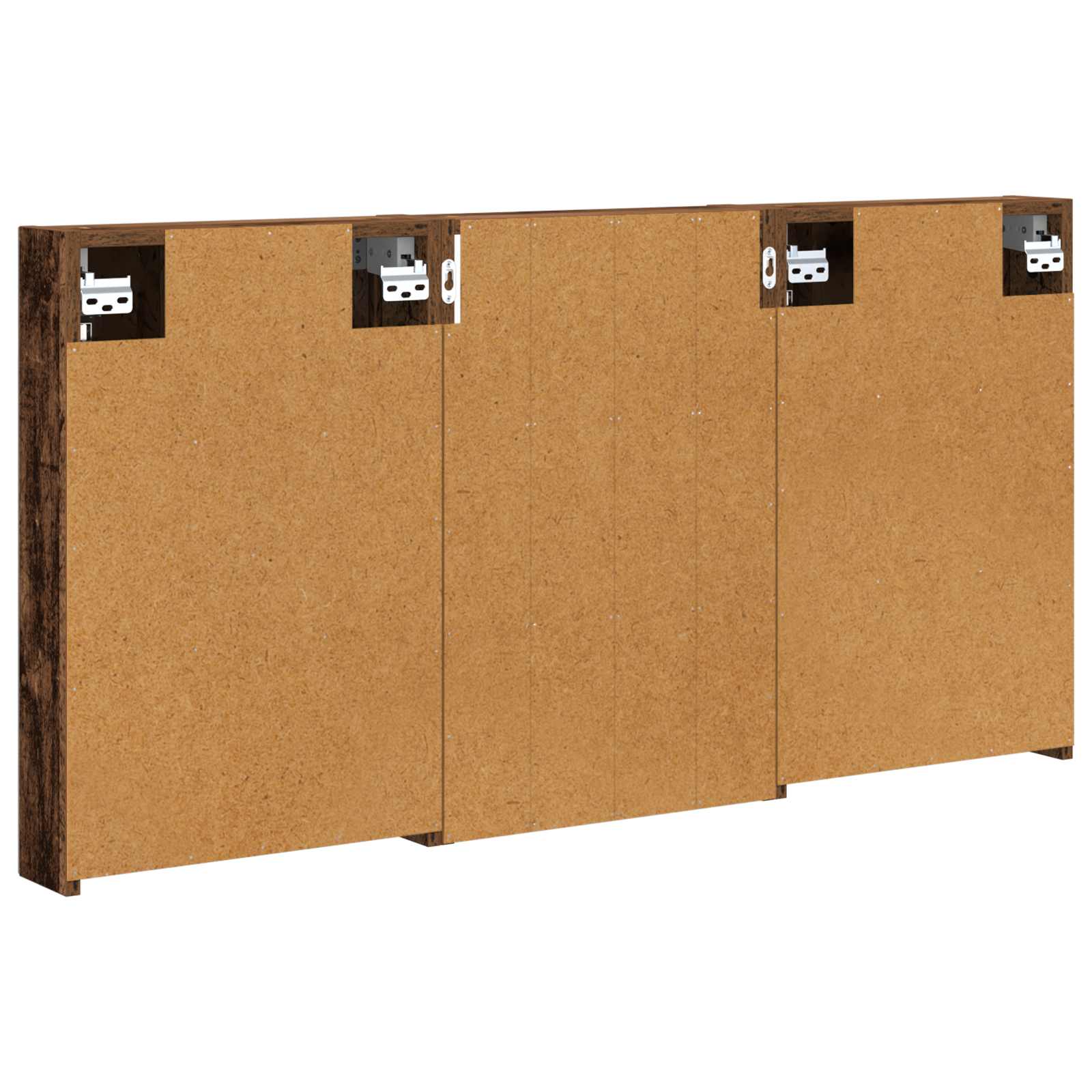Set ormarića za kupaonicu s policom 3 pcs 120 x 10,5 x 60,5 cm