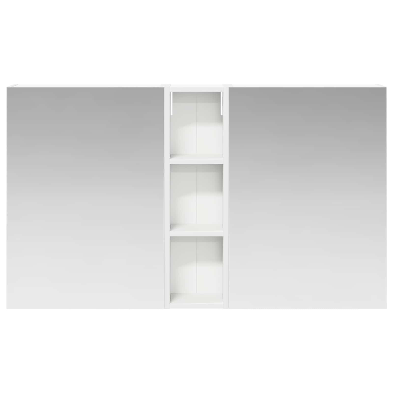 Set ormarića za kupaonicu s policom 3 pcs 120 x 14,5 x 70 cm
