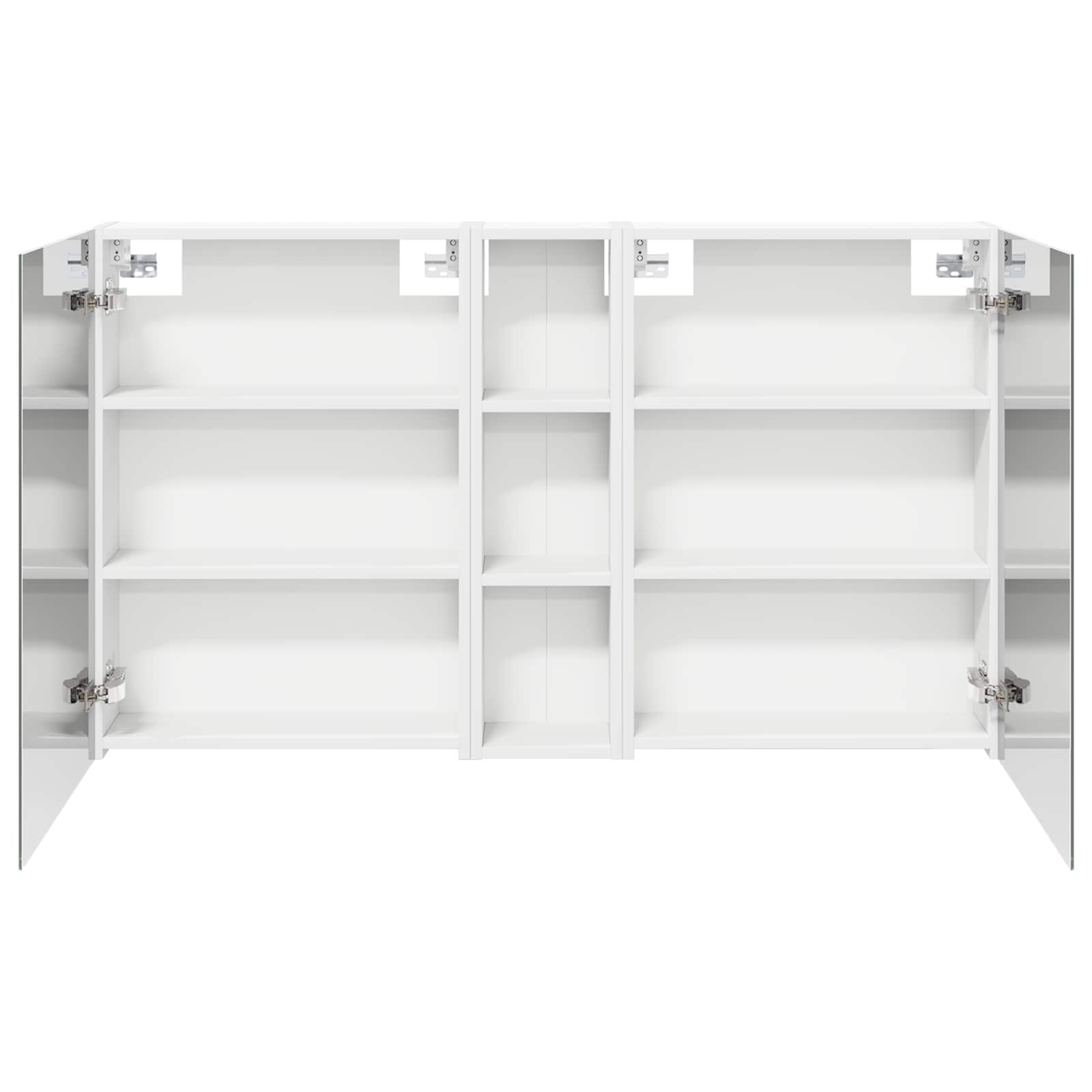 Set ormarića za kupaonicu s policom 3 pcs 120 x 14,5 x 70 cm