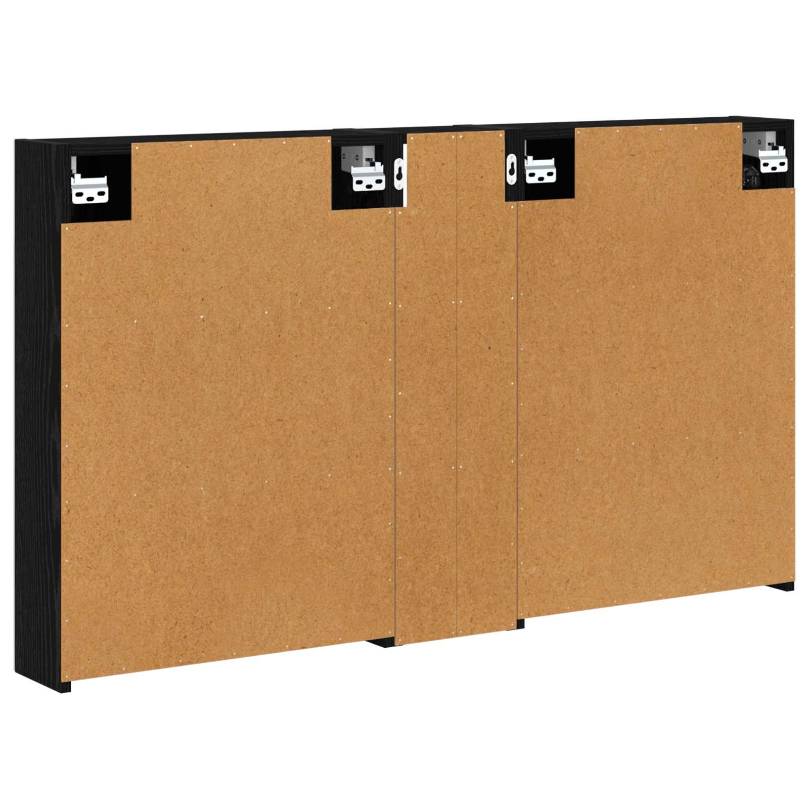 Set ormarića za kupaonicu s policom 3 pcs 120 x 14,5 x 70 cm