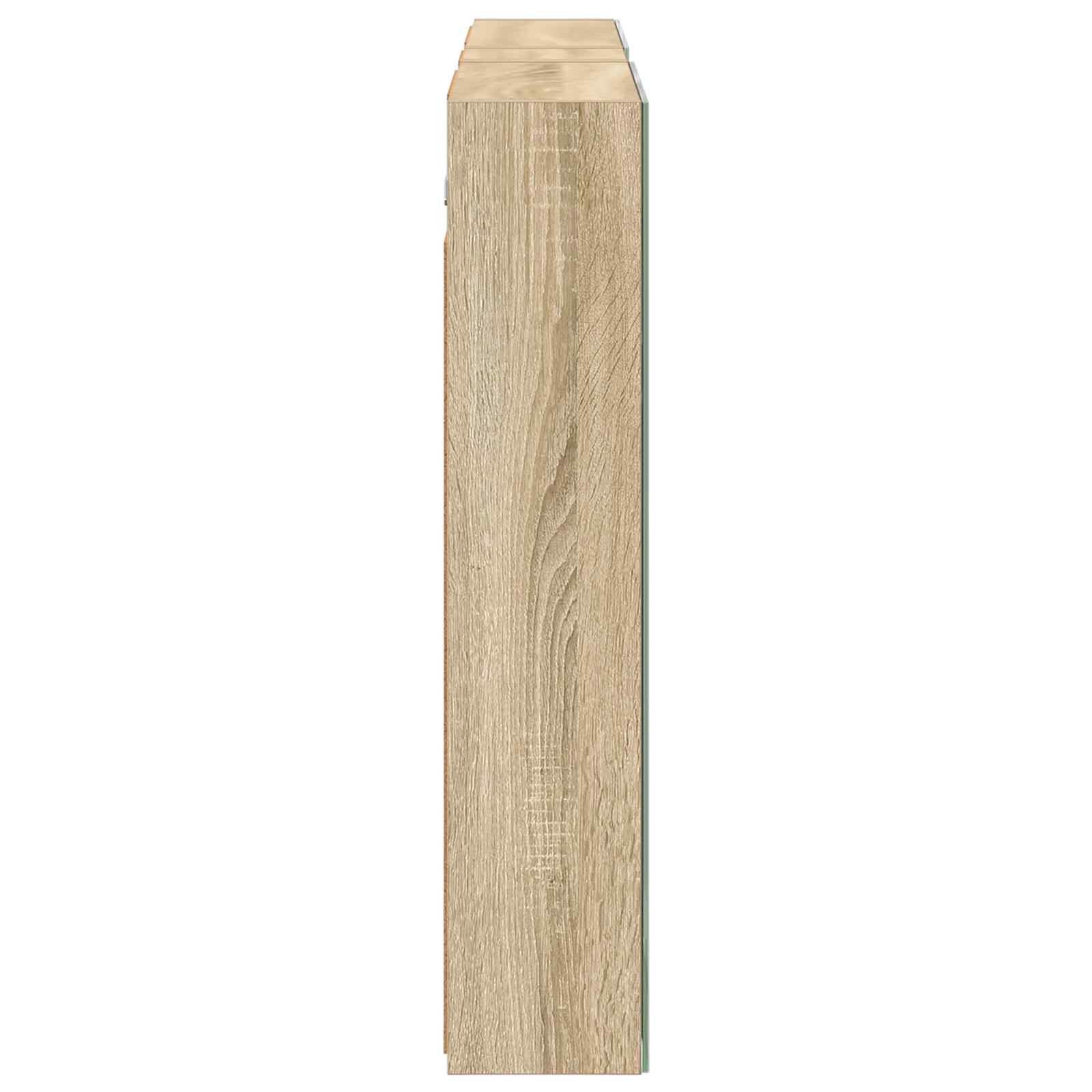 Set ormarića za kupaonicu s policom 3 pcs 120 x 14,5 x 70 cm