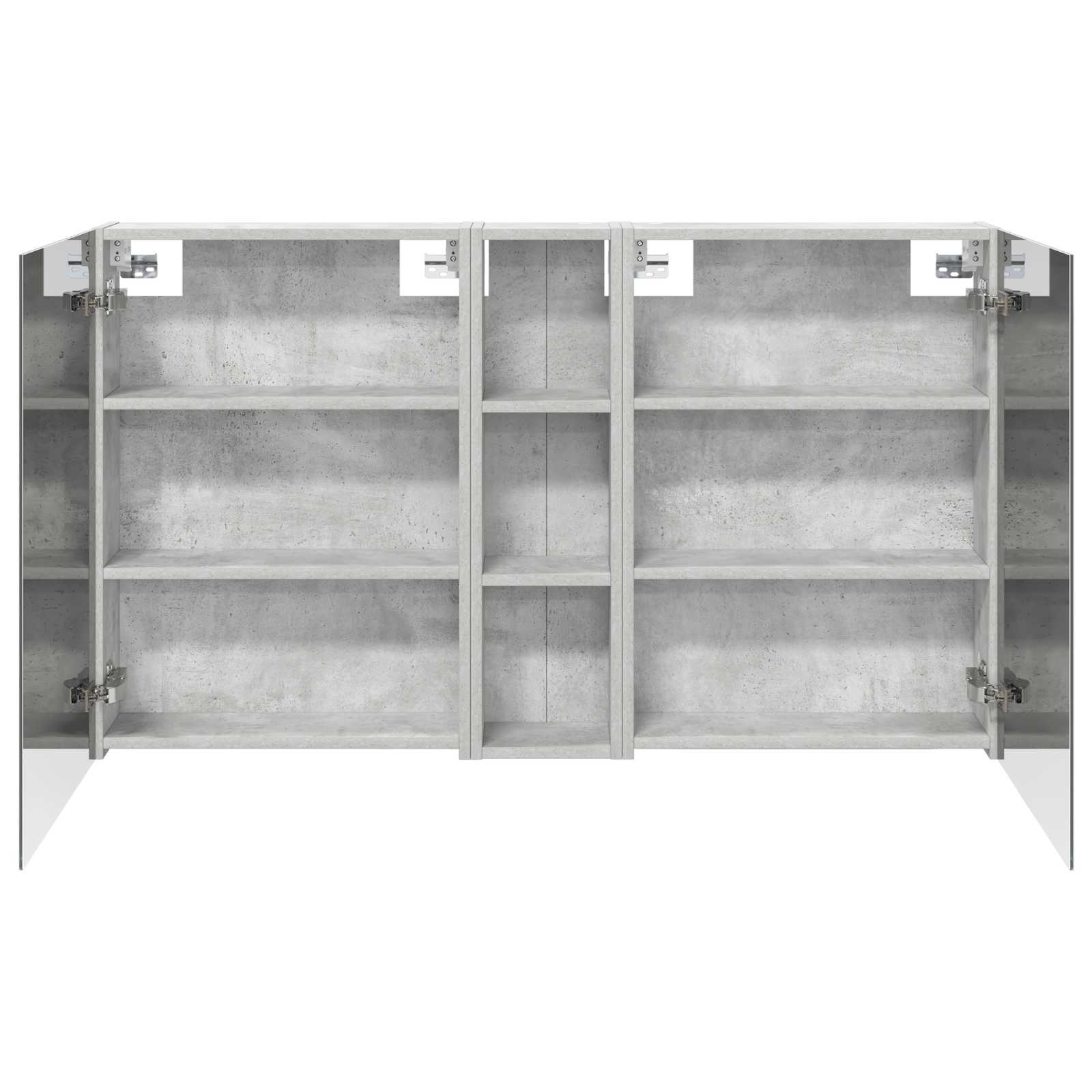 Set ormarića za kupaonicu s policom 3 pcs 120 x 14,5 x 70 cm