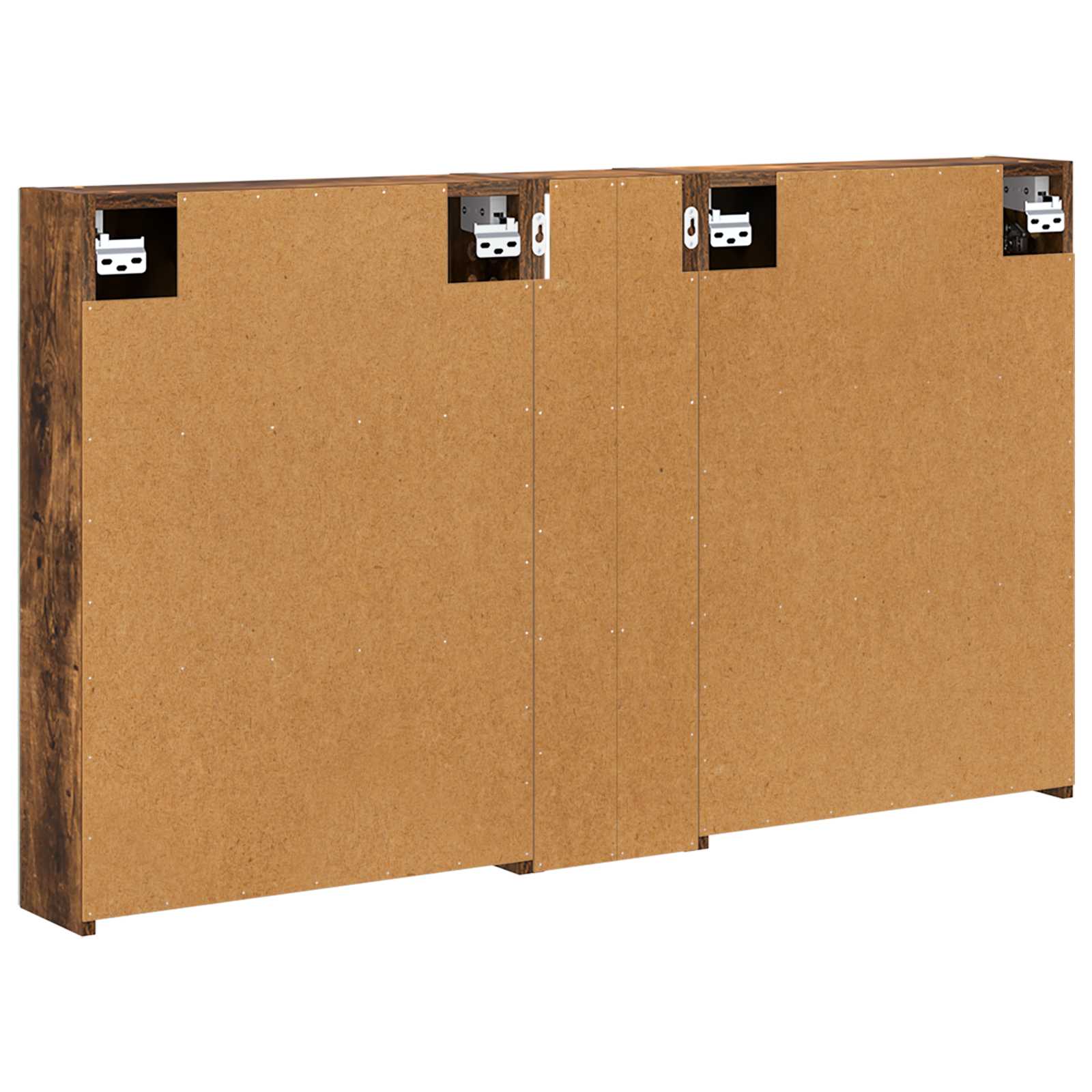 Set ormarića za kupaonicu s policom 3 pcs 120 x 14,5 x 70 cm