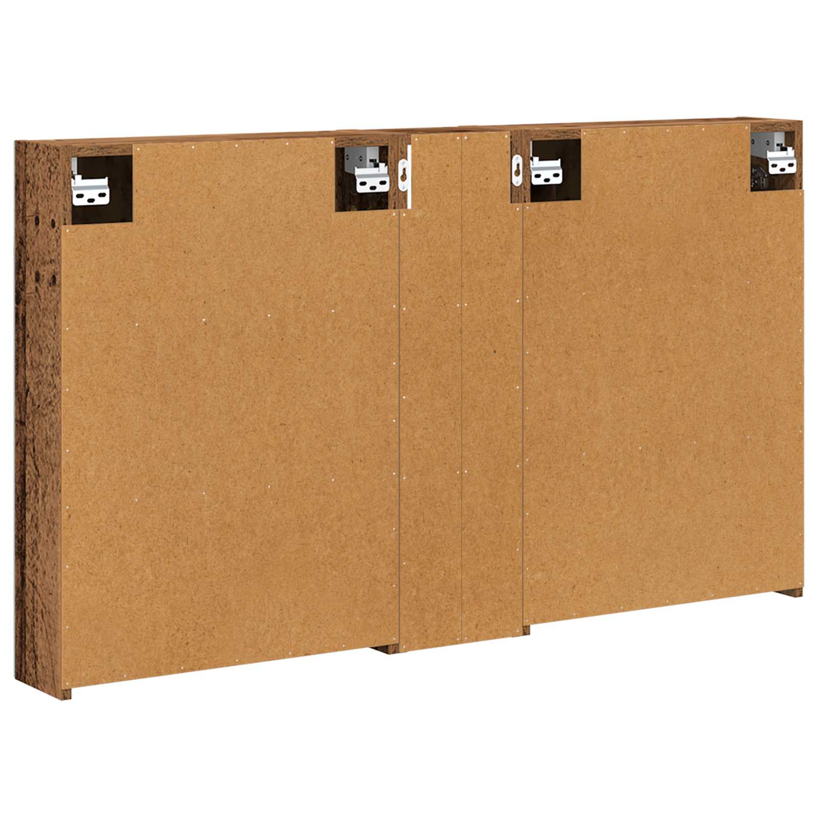 Set ormarića za kupaonicu s policom 3 pcs 120 x 14,5 x 70 cm