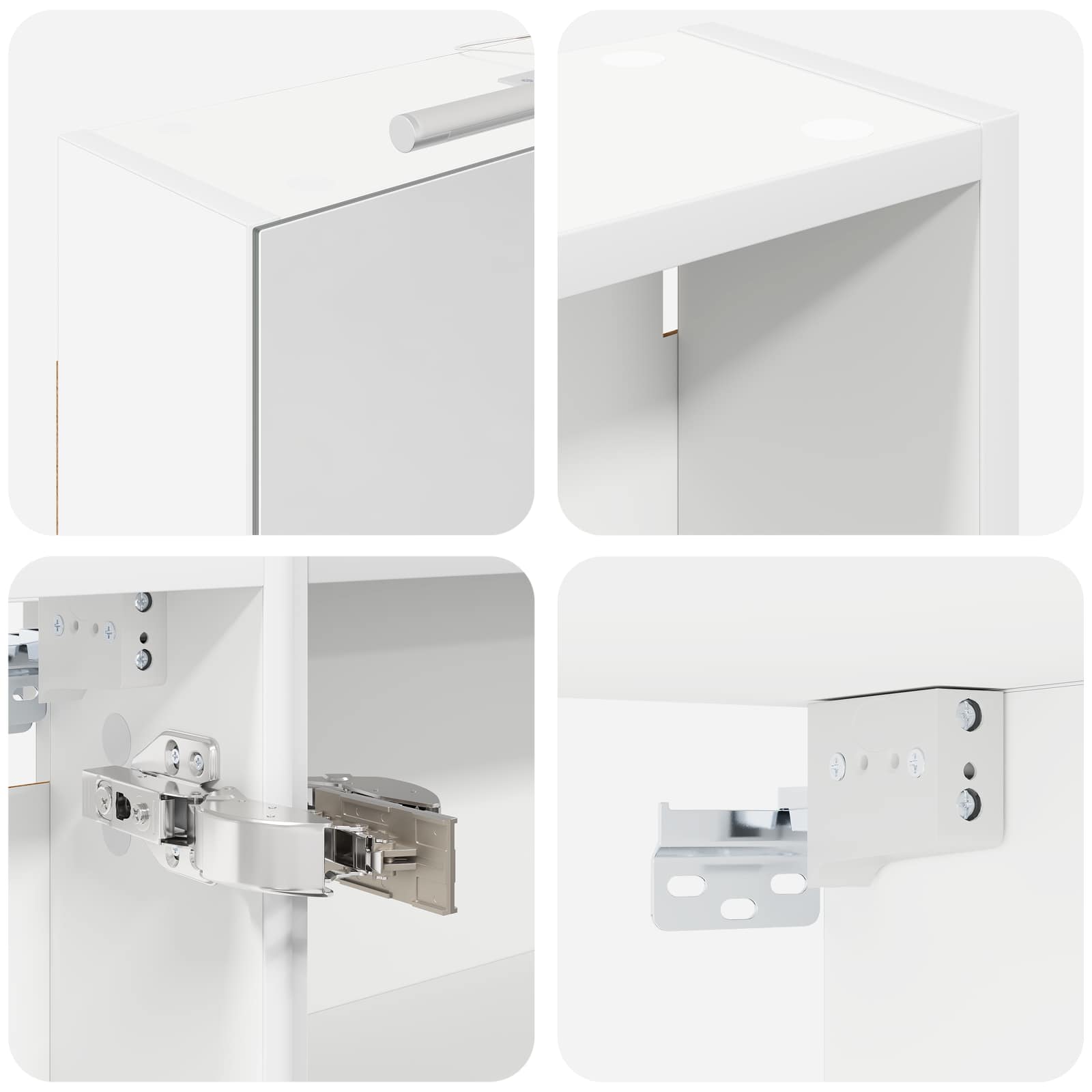 Set ormarića za kupaonicu s policom 3 pcs 120 x 14,5 x 70 cm