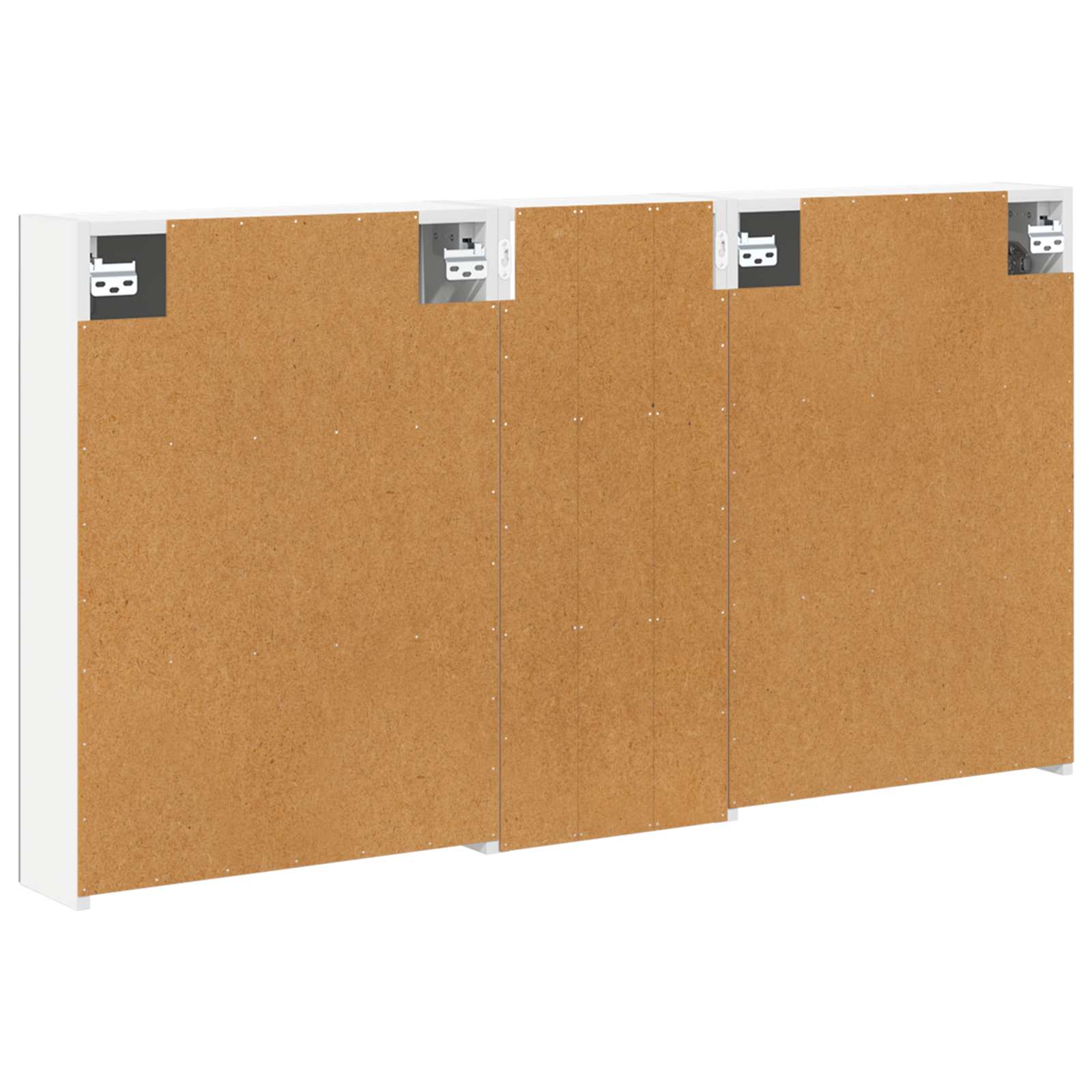 Set ormarića za kupaonicu s policom 3 pcs 130 x 14,5 x 70 cm