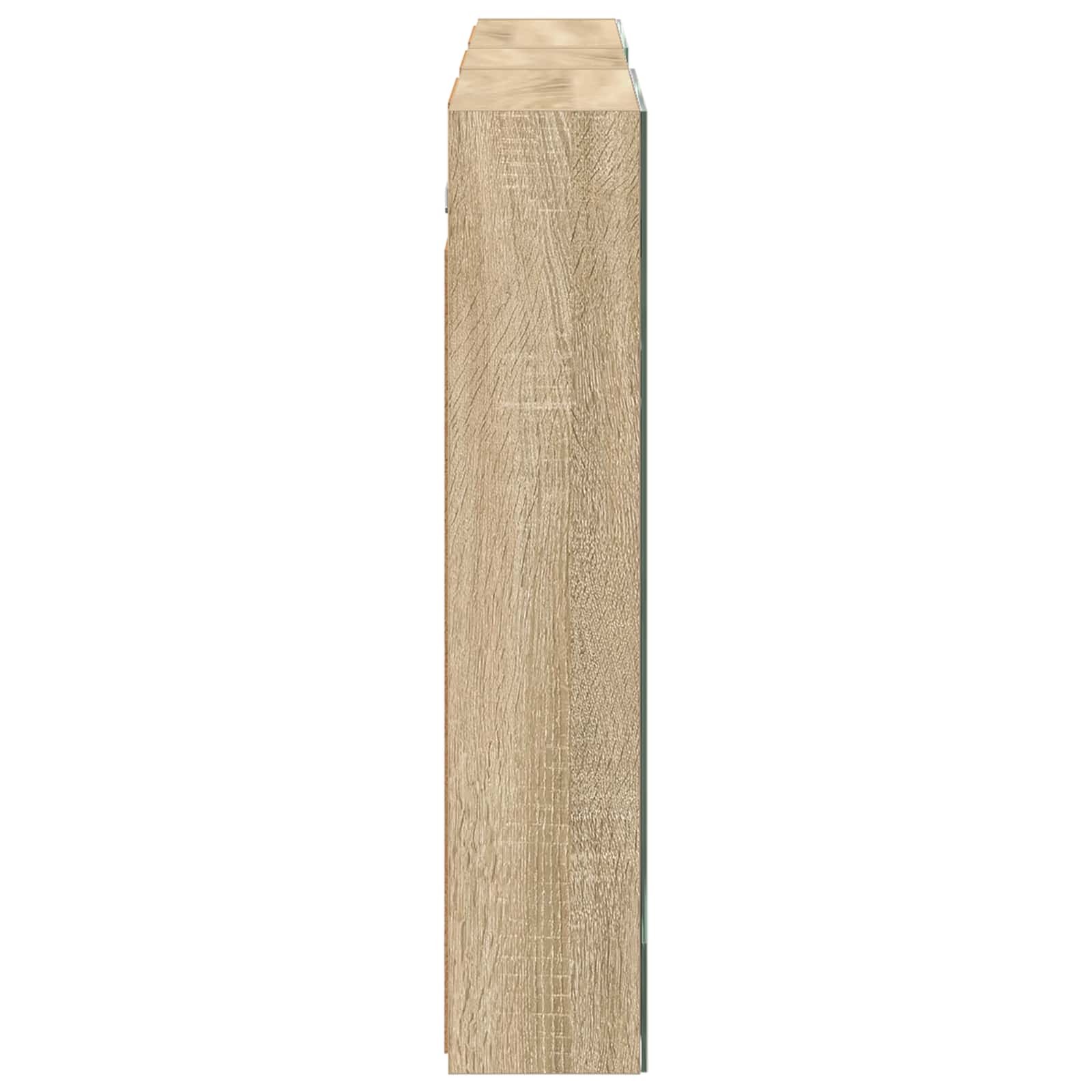 Set ormarića za kupaonicu s policom 3 pcs 130 x 14,5 x 70 cm