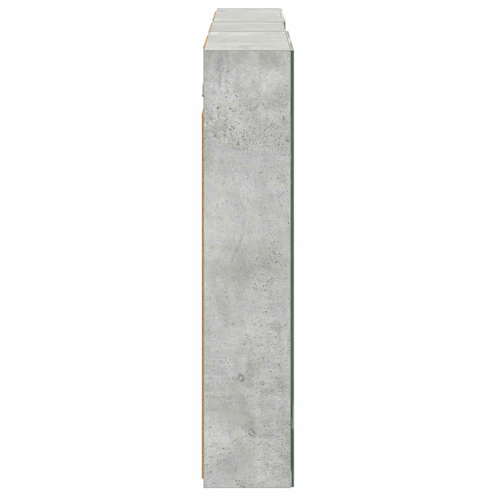Set ormarića za kupaonicu s policom 3 pcs 130 x 14,5 x 70 cm