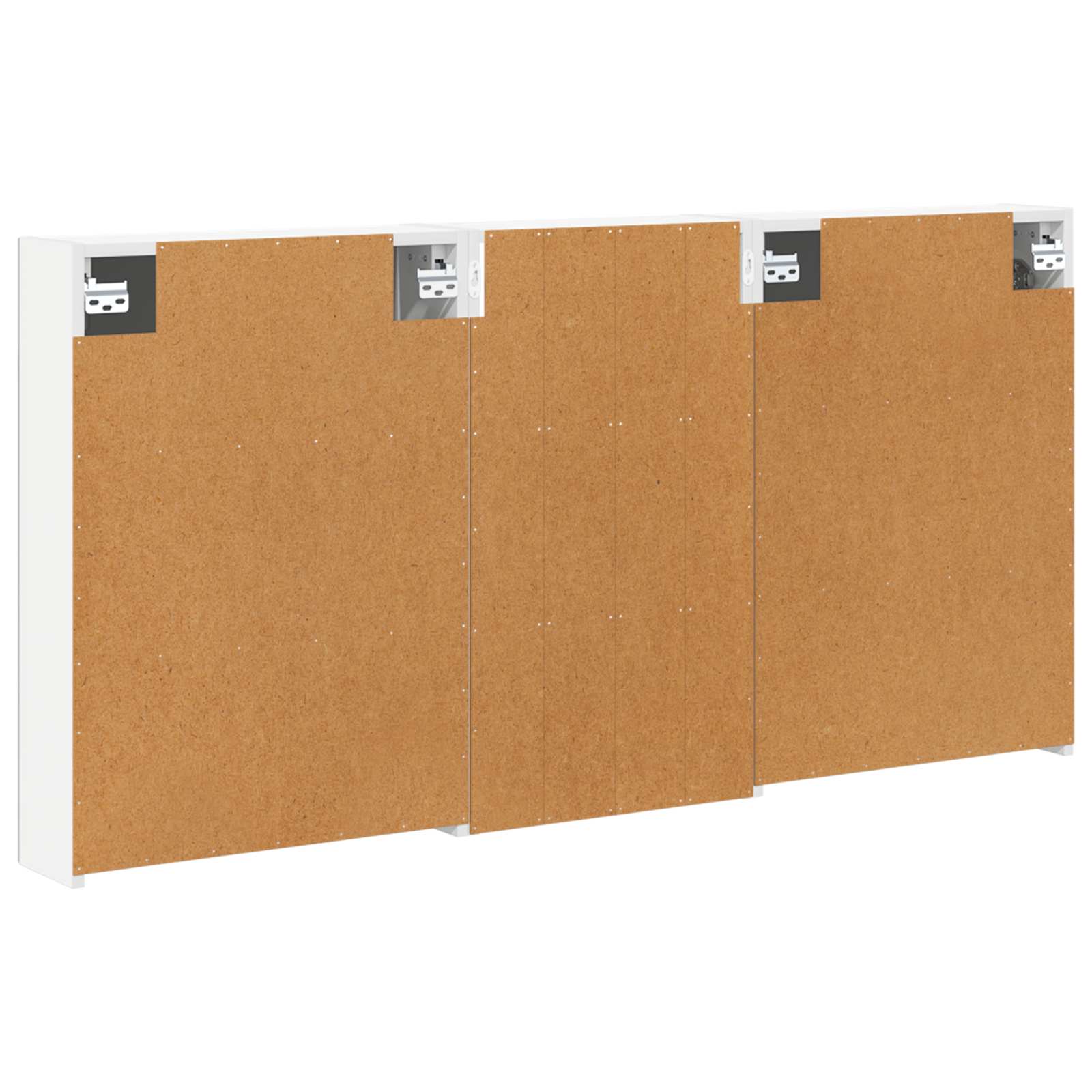 Set ormarića za kupaonicu s policom 3 pcs 140 x 14,5 x 70 cm