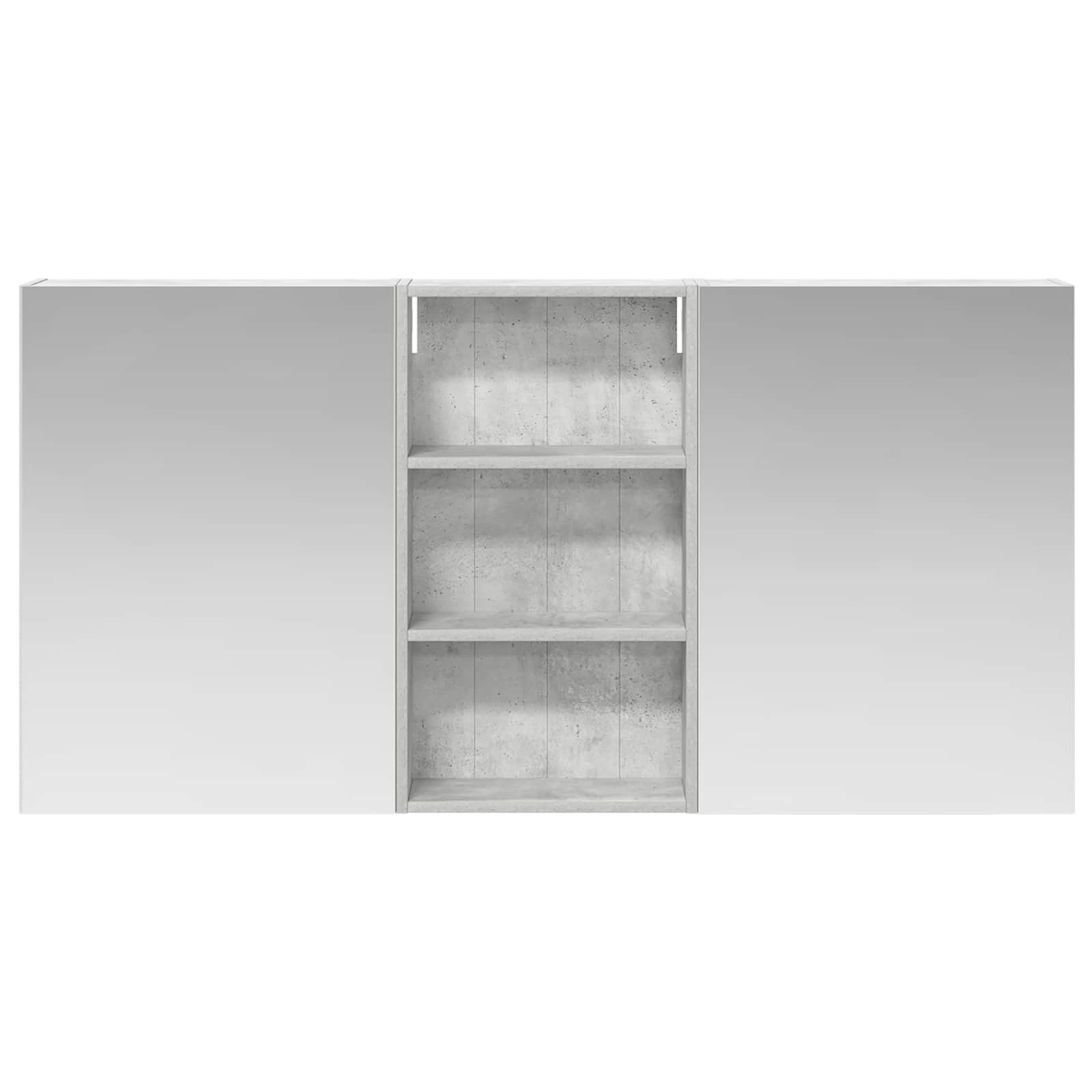 Set ormarića za kupaonicu s policom 3 pcs 140 x 14,5 x 70 cm