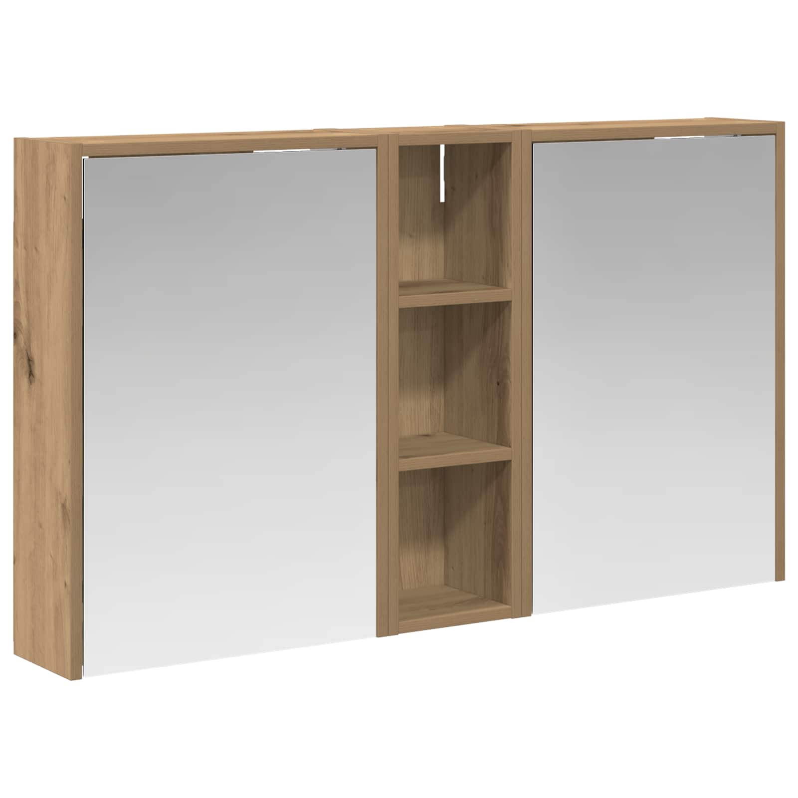 Set ormarića za kupaonicu 3 pcs 106 x 16 x 62,5 cm
