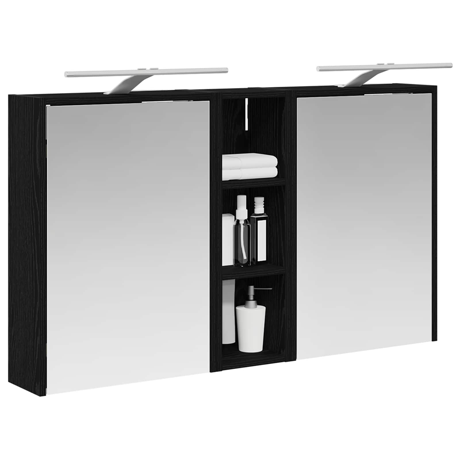 Set ormarića za kupaonicu 3 pcs 106 x 16 x 62,5 cm