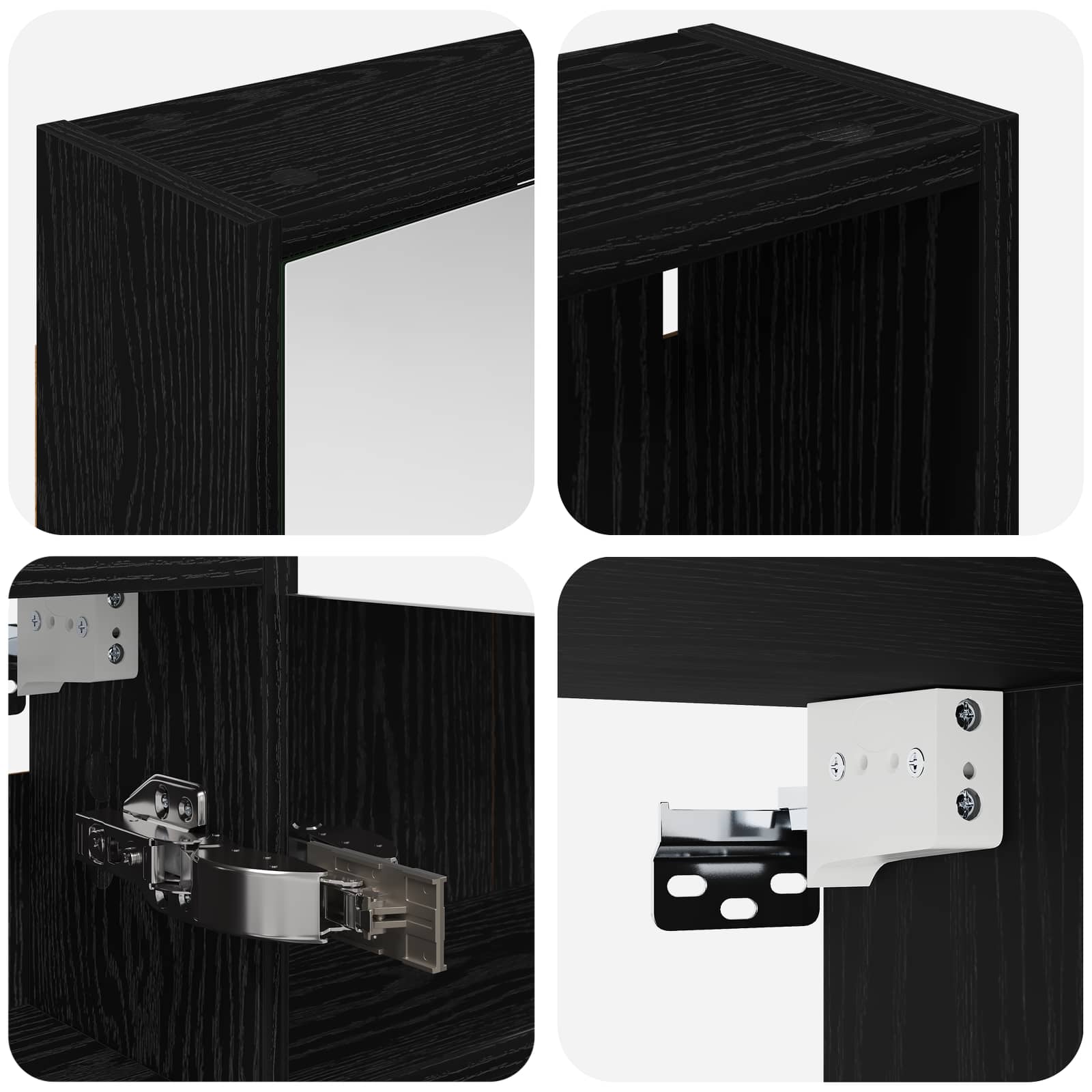 Set ormarića za kupaonicu 3 pcs 116 x 16 x 62,5 cm