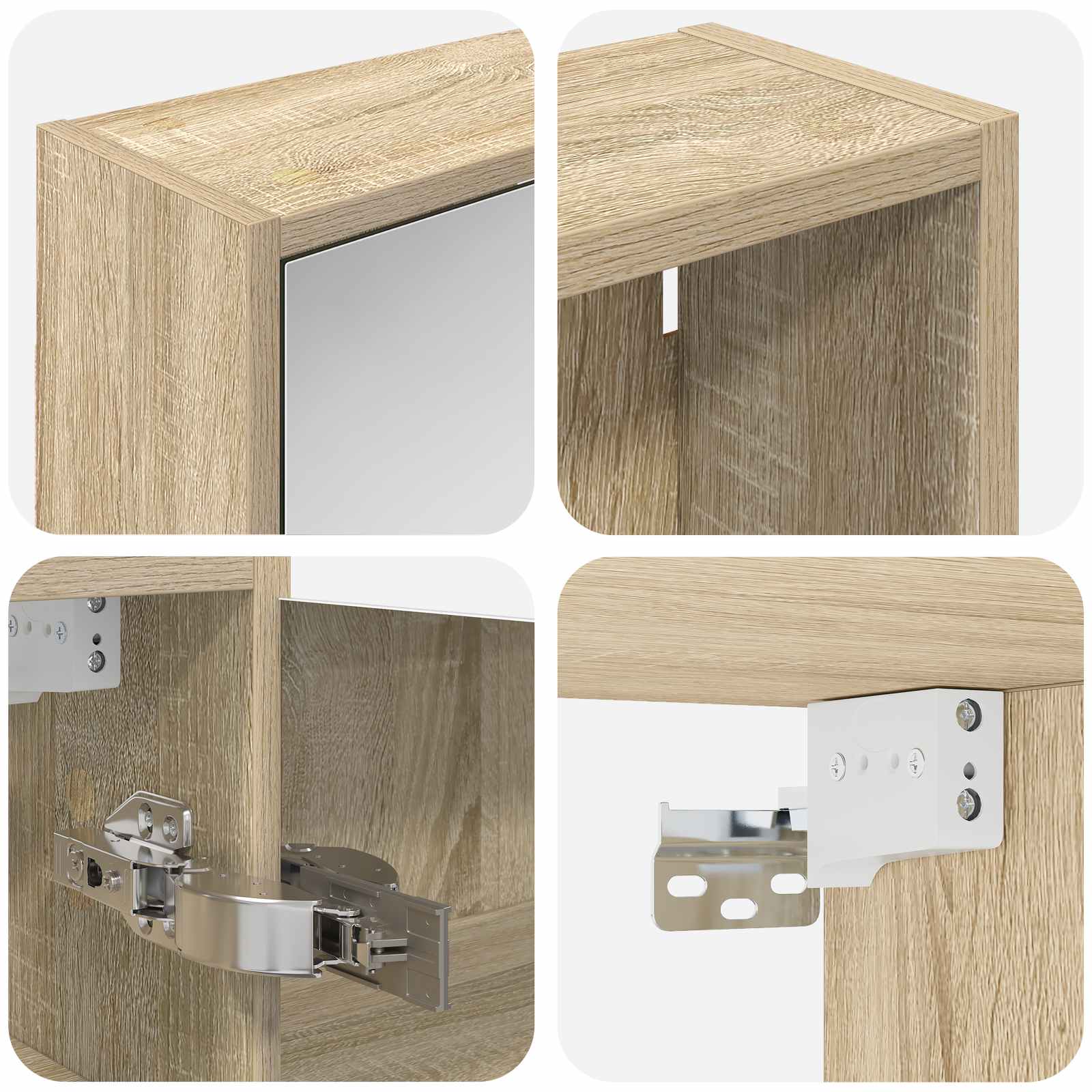 Set ormarića za kupaonicu 3 pcs 116 x 16 x 62,5 cm